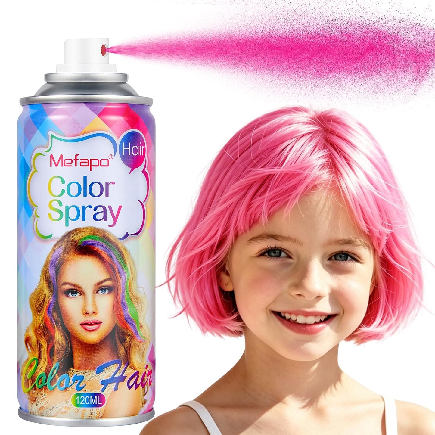 Temporary Blue Hair Spray - Washable Hair Color for Kids & Adults | 4.06 Oz for Cosplay & Parties