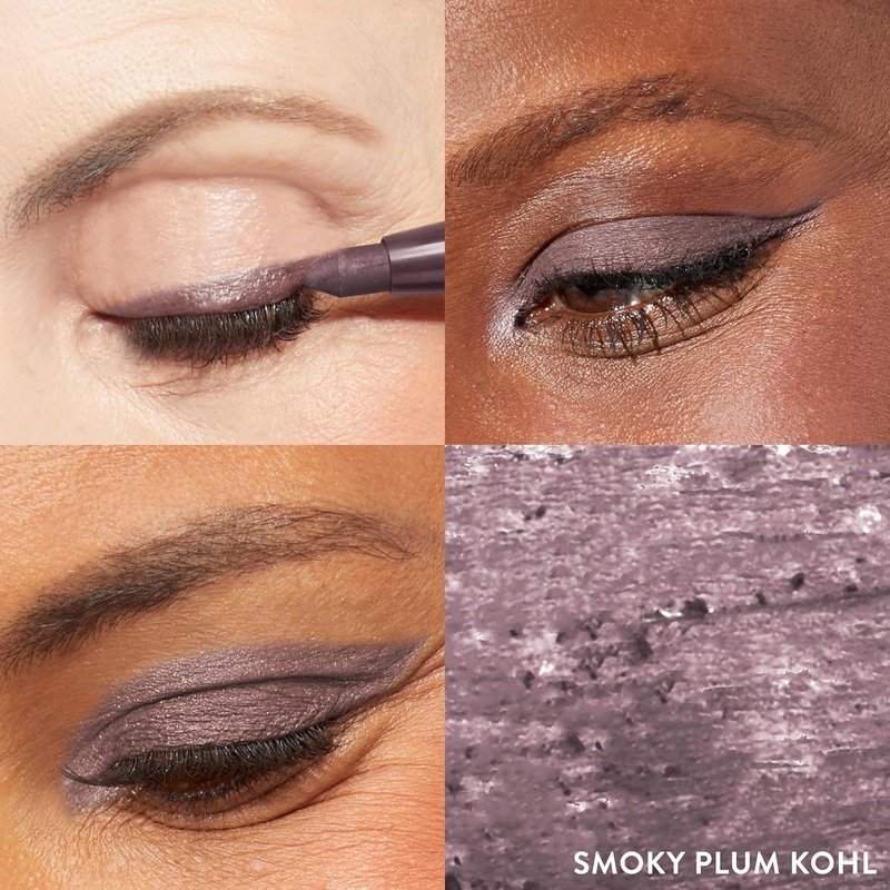 Kajal Longwear Kohl Eyeliner Pencil - Smoky Plum Shade | Smooth, Blendable Formula with Caffeine & Vitamin E