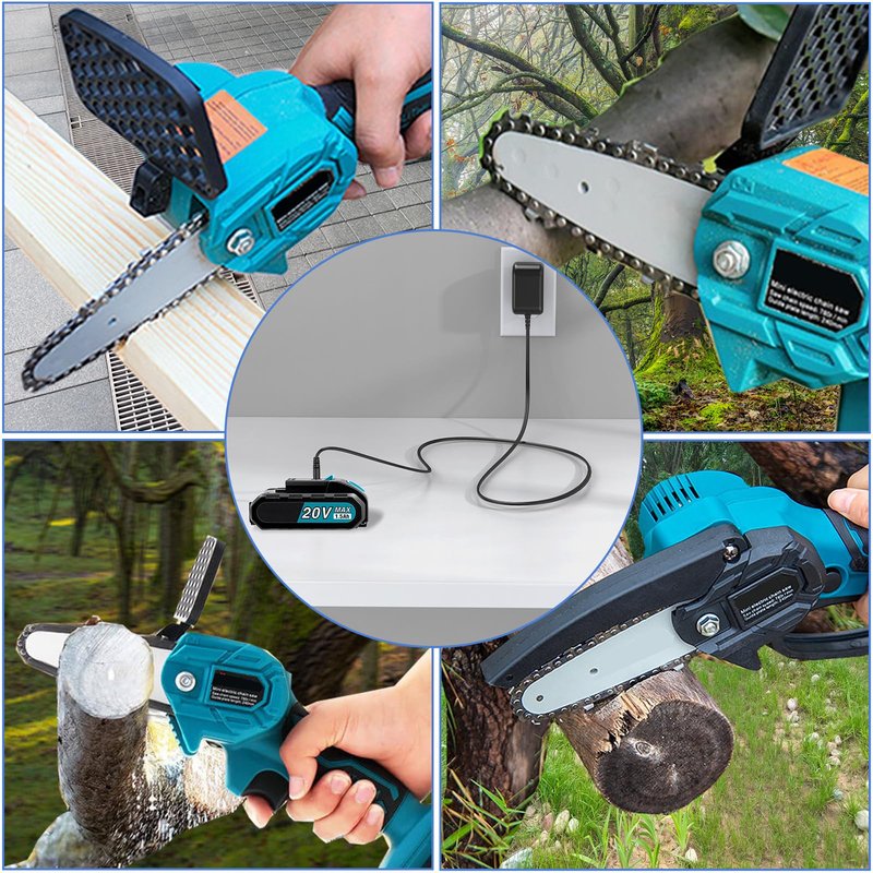 21V Mini Chainsaw Charger Fit for Saker Small Portable Handheld Electric Chain Saw, Power Cord AC Adapter for Saker Mini Chainsaw SK1804D 20V Battery, Universal Small Chain Saw Power Supply