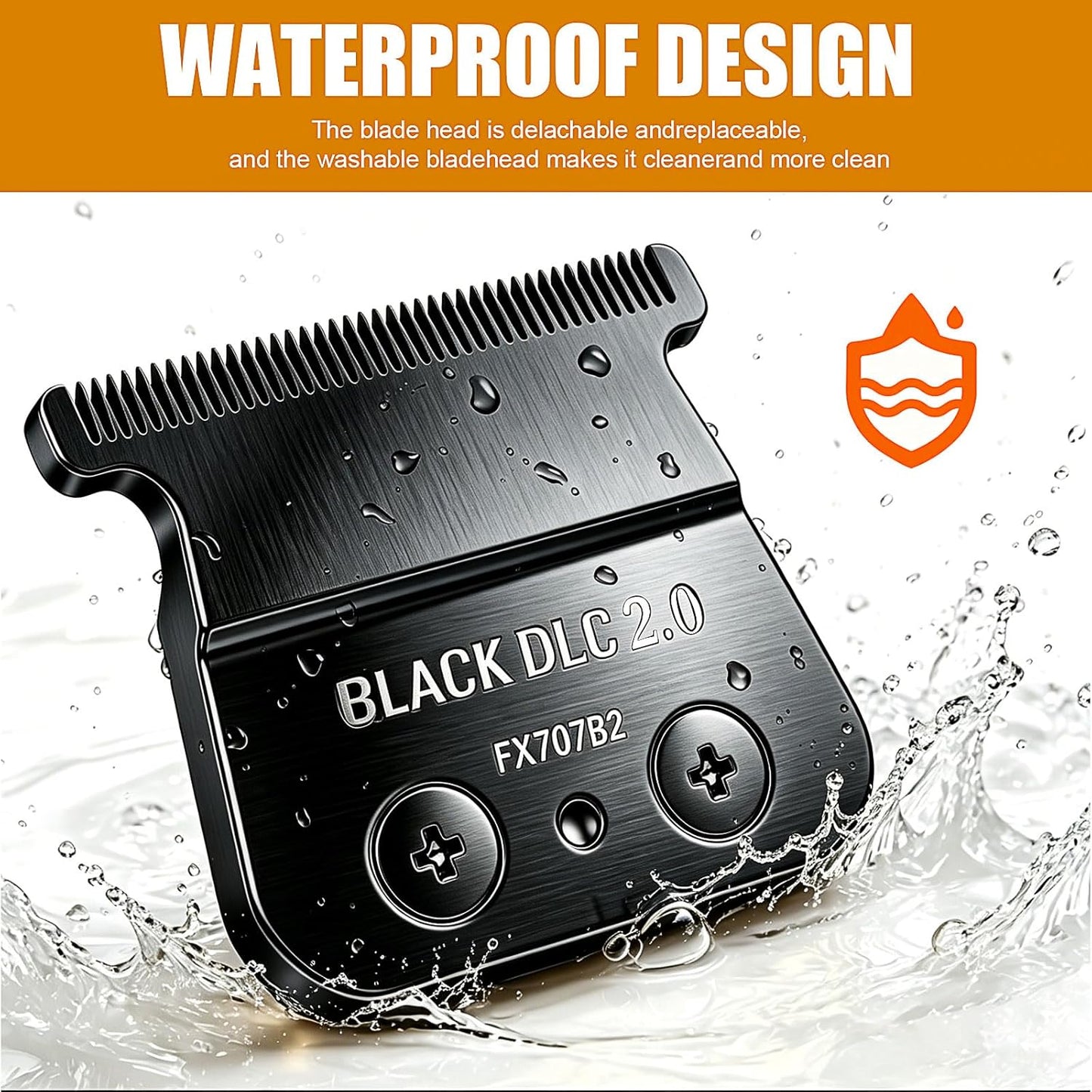 Replacement Blade for BaByliss PRO Hair Trimmers - Precision Cutting Blades | 2-Pack, Black