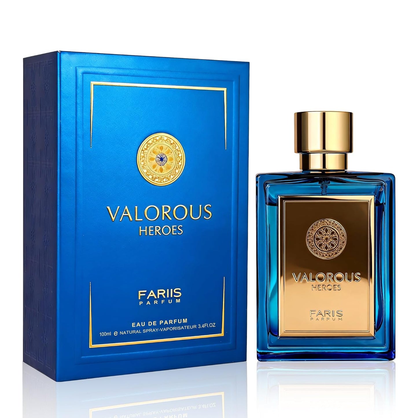 AFLUXE AVENTO UOMO Cologne for Men - Long-Lasting Woody Fresh Scent | 100ml Eau de Toilette Gift Set