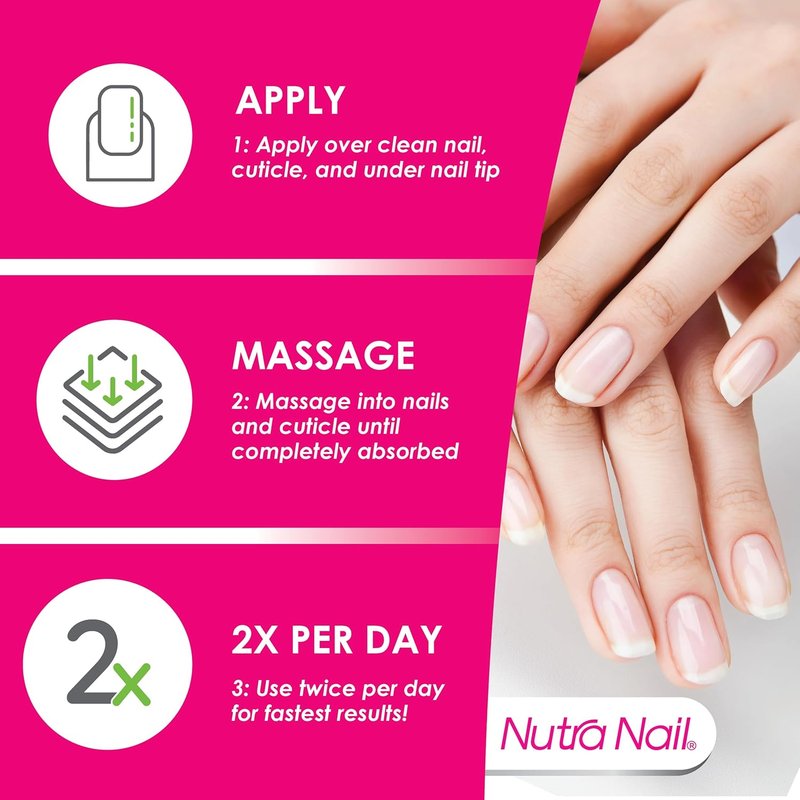 Nutra Nail 5 to 7 Day Growth Treatment - Fast Keratin Nail Hardener & Strengthener for Brittle Nails | 0.47 Fl Oz