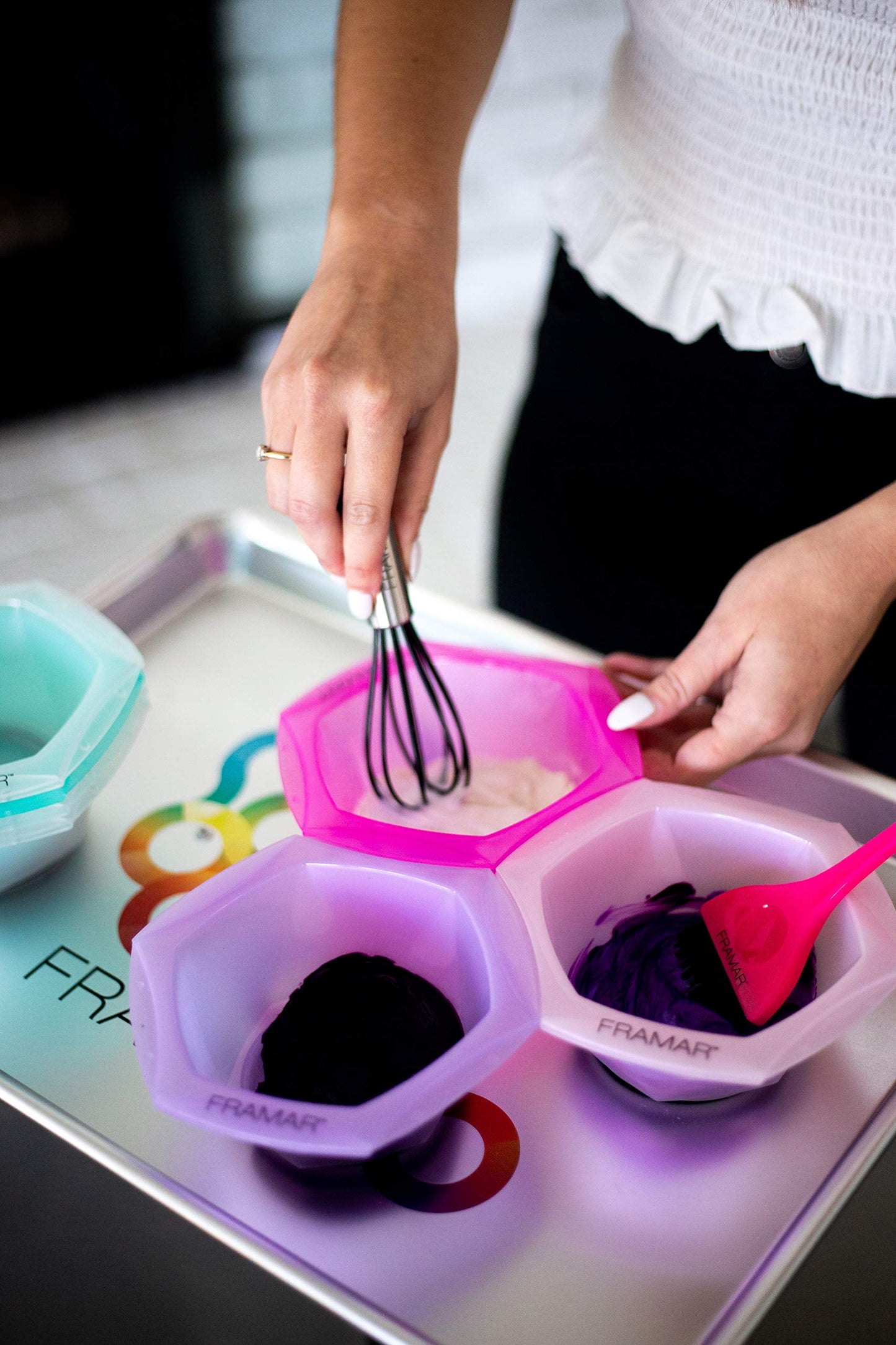 FRAMAR Mighty Mixer Hair Color Whisk, Hair Color Mixer