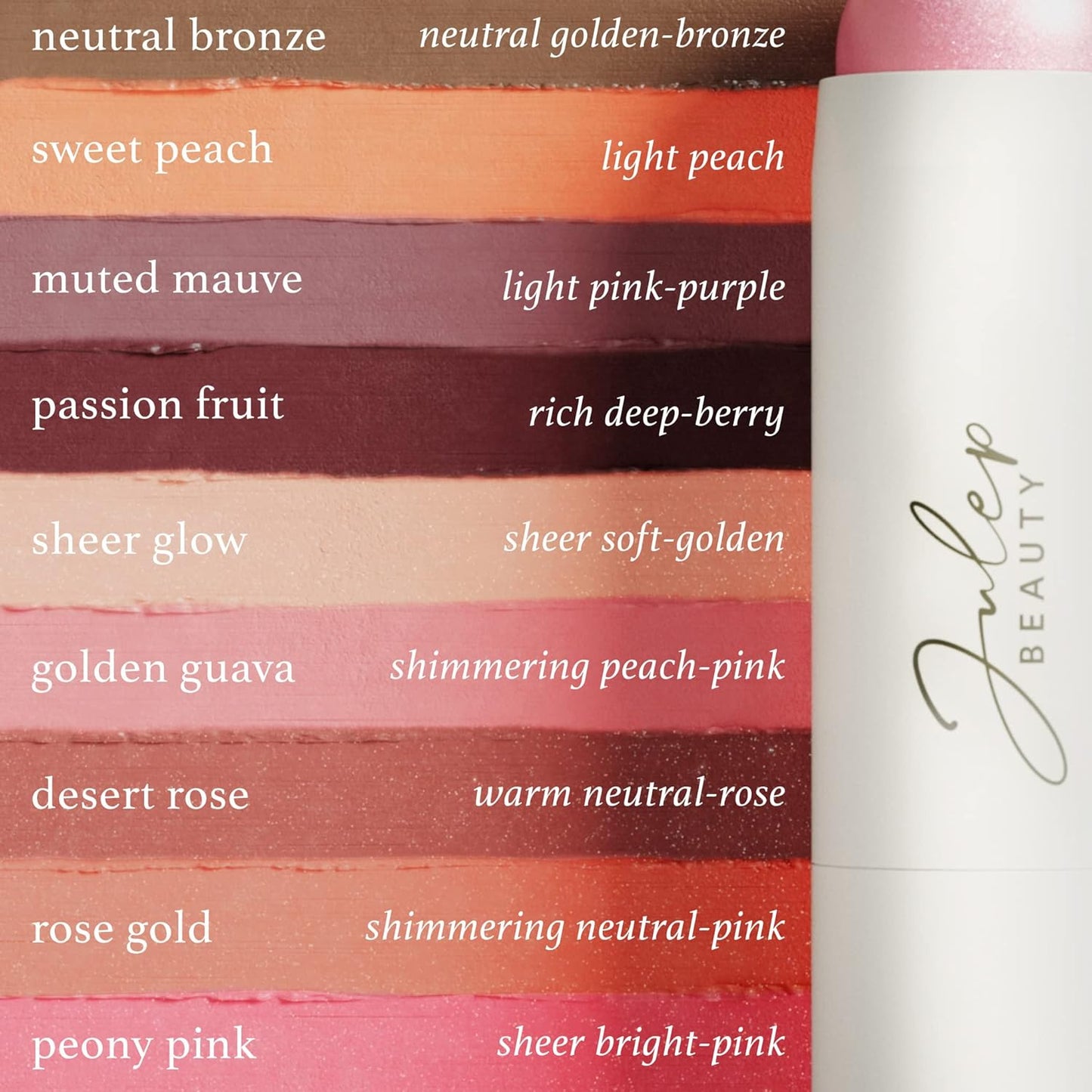 Cream to Powder Blush Stick - Blendable 2-in-1 Cheek & Lip Color - Muted Mauve, Cruelty-Free, Dewy Finish