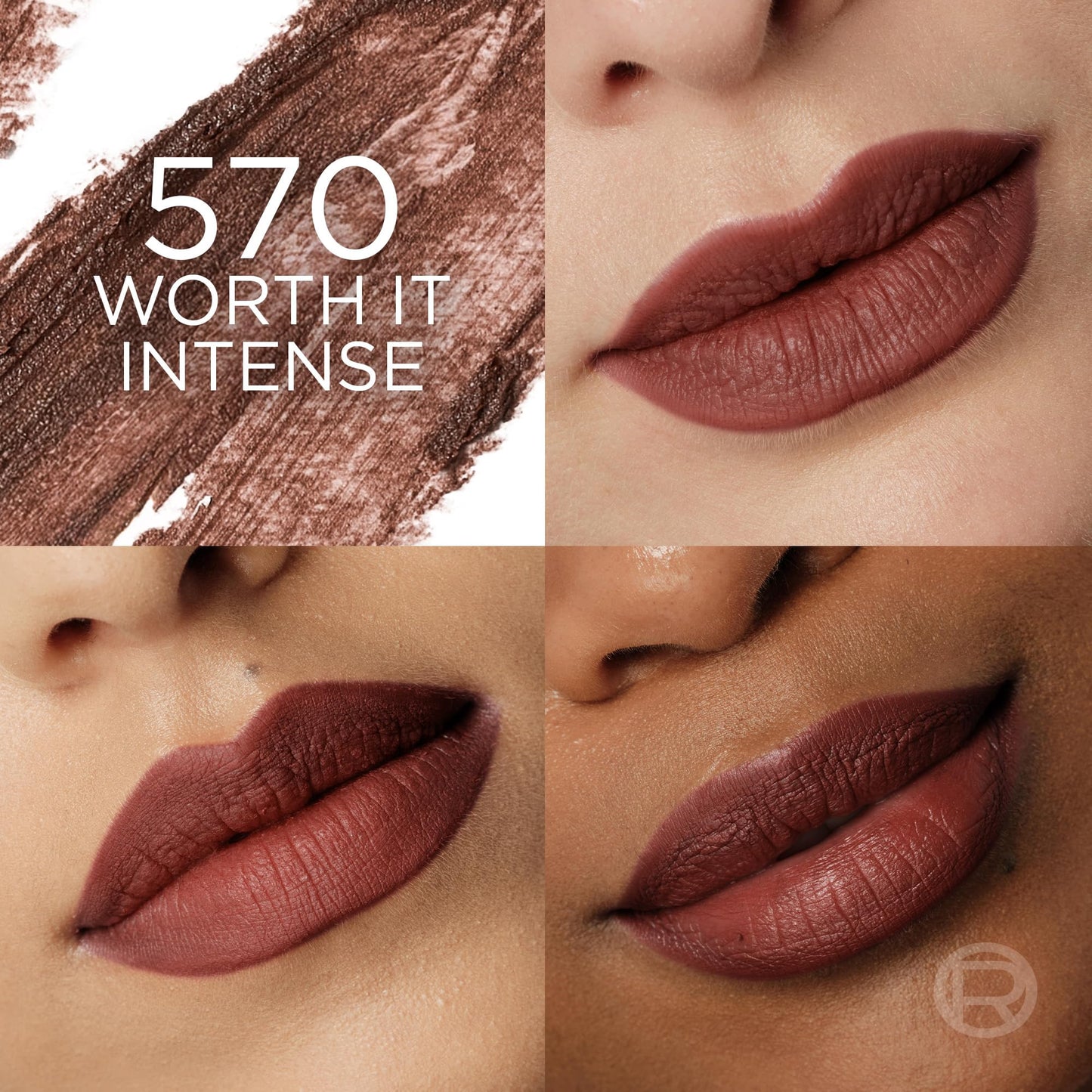 L'Oreal Paris Blurfiller Lip Liner, Lightweight, Buildable, and Sculpting Lip Pencil, Line, Define, and Contour for Fuller-Looking Lips, Worth It Intense, 0.21 oz