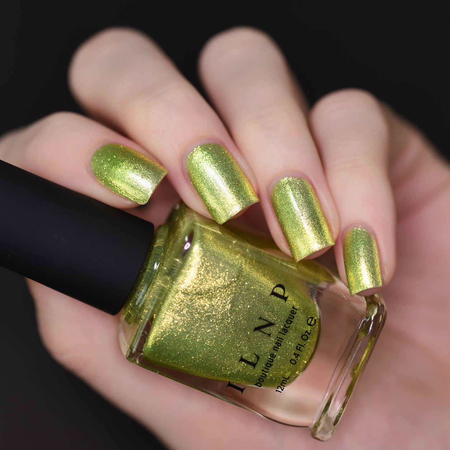 ILNP Short Circuit - Radiant Yellow-Green Ultra Metallic Bright Nail Polish