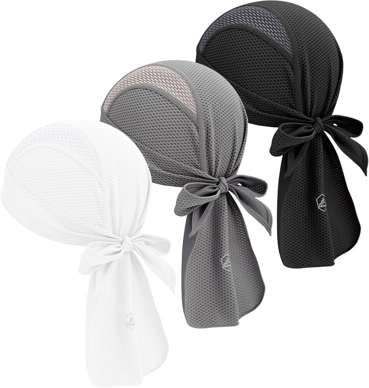 Cooling Skull Cap Durag | Sweat-Wicking Head Wrap for Cycling, Running & Motorcycle | Breathable Doo Rag