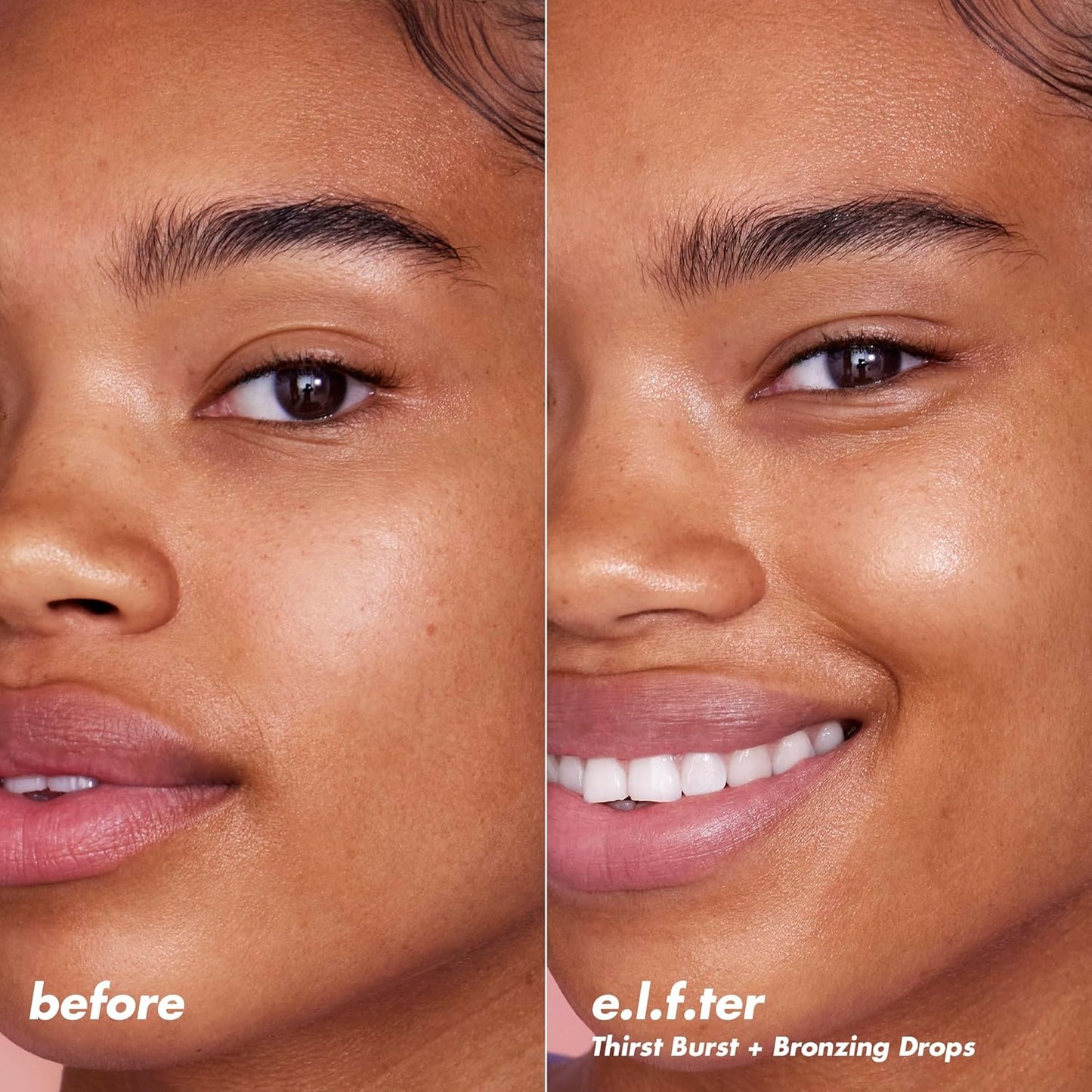 e.l.f. SKIN Holy Hydration Drops Duo - Thirst Burst & Bronzing Skincare Set for Dewy, Sun-Kissed Glow | Vegan & Cruelty-Free