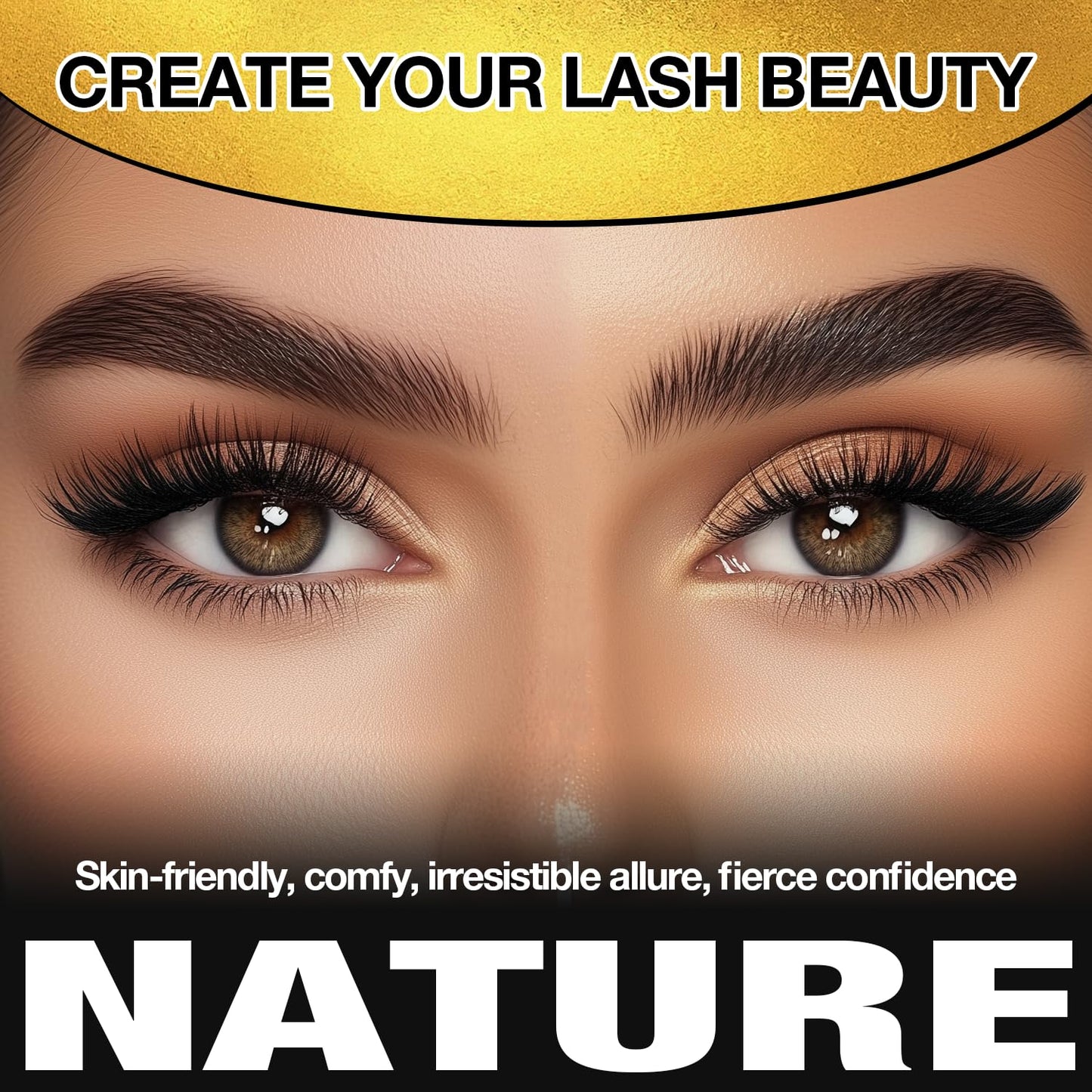 Self-Adhesive Eyelashes - 150pcs Pre-Glued Extensions | 8-16mm Reusable Clusters for Natural & Dramatic Looks