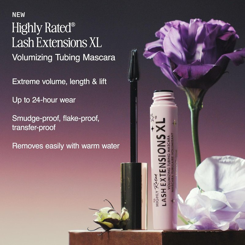 Milani Highly Rated Lash Extensions Mascara - XL Volumizing, Extreme Length & Lift | Black, 24-Hour Wear