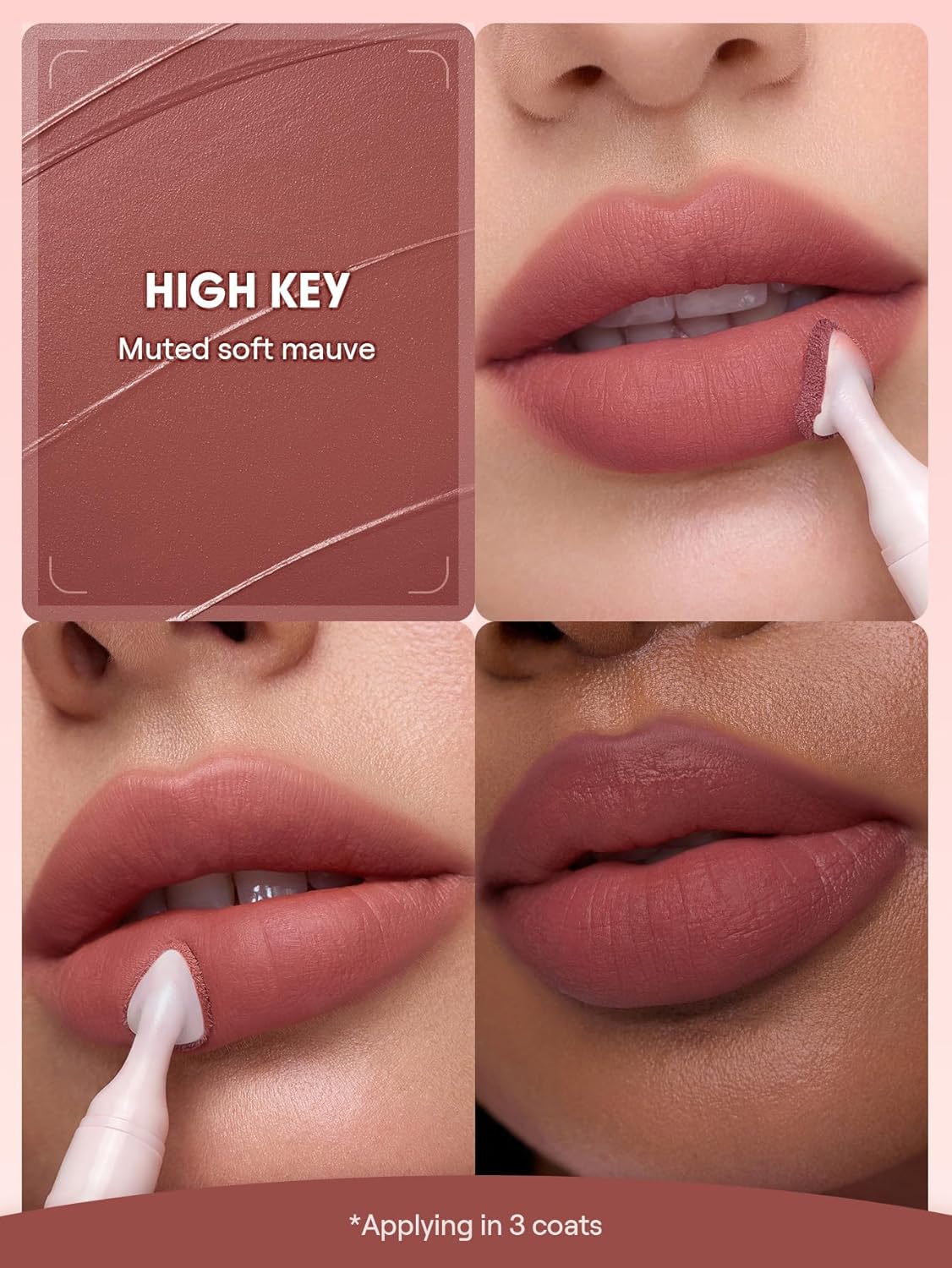 Marshmallow Puff Lip Blur Pen | Matte Lipstick for Long-Lasting Hydration - 111 High Key