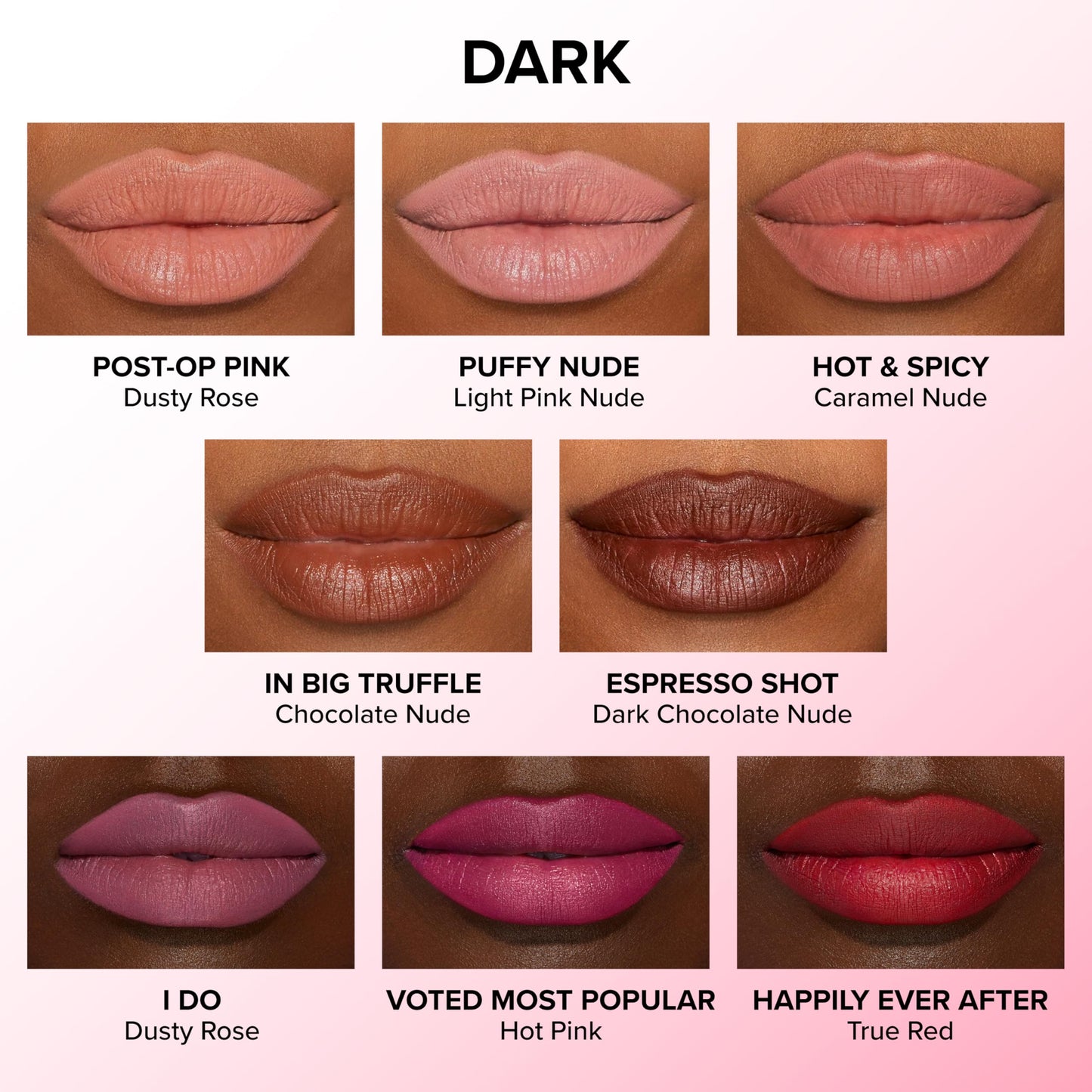 Too Faced Lip Injection Extreme Lip Shaper | Plumping, Waterproof, Liner Pencil, 0.01 Ounce, Post-Op Pink