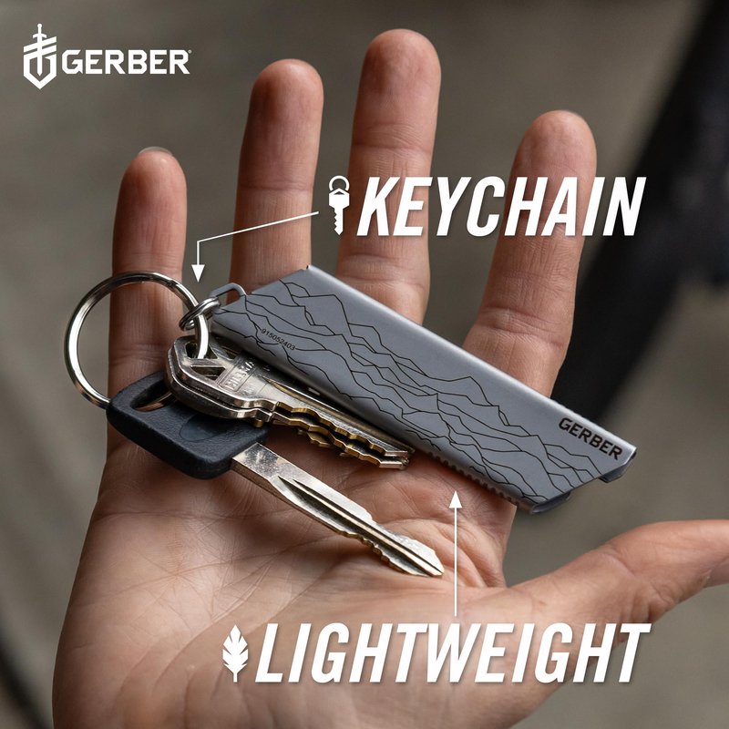 Gerber Gear EAB Utility Knife, Clips to Pocket or Keychain with Replaceable Razor Blade for Everyday Carry, EDC Gear with Box Cutter Retractable, Mini Silver