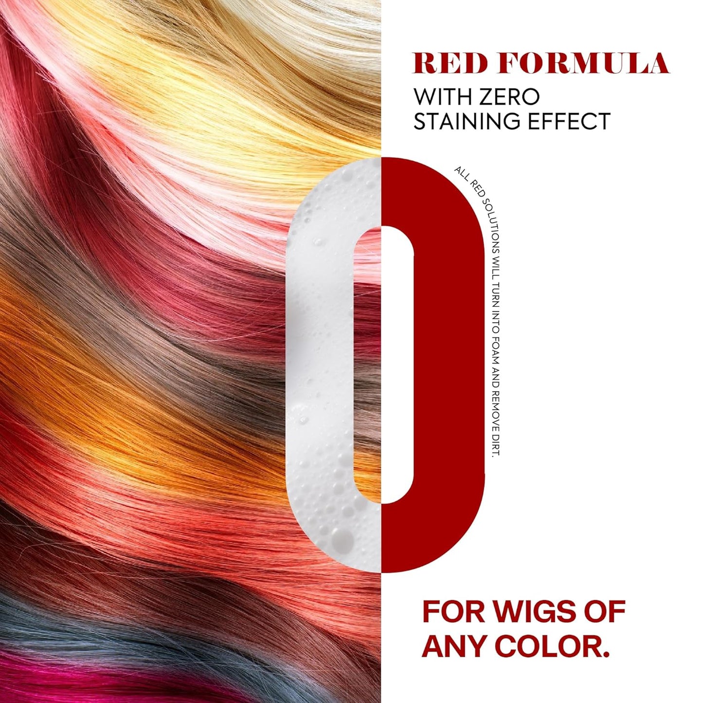 2 in 1 Wig Shampoo & Conditioner - Moisturizing Care for Synthetic Wigs | 200ml/6.76fl oz