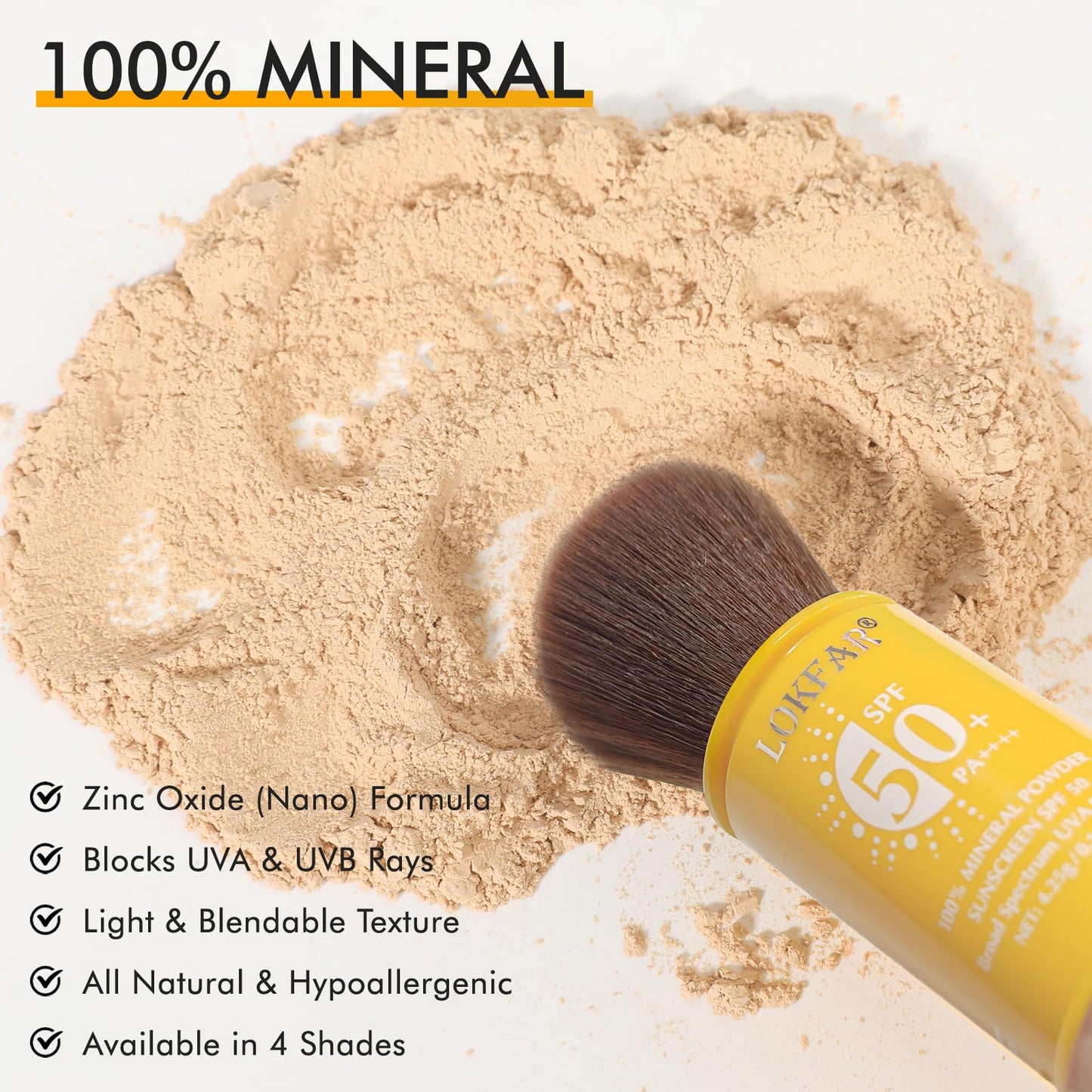 Mineral Powder Sunscreen Setting Makeup
