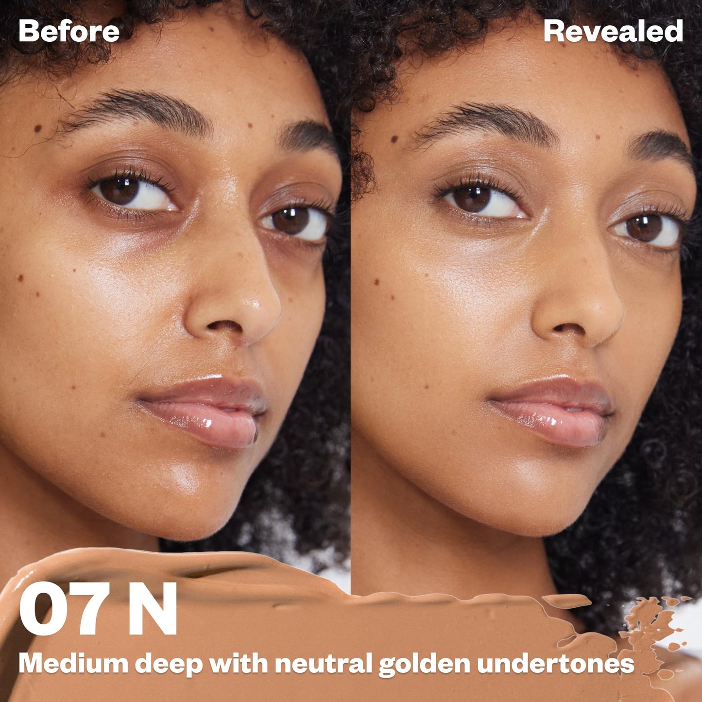 Kosas Mini Revealer Concealer - Medium Coverage Makeup, Conceals Dark Circles Under the Eyes, Dark Spots and Blemishes (Tone 07)