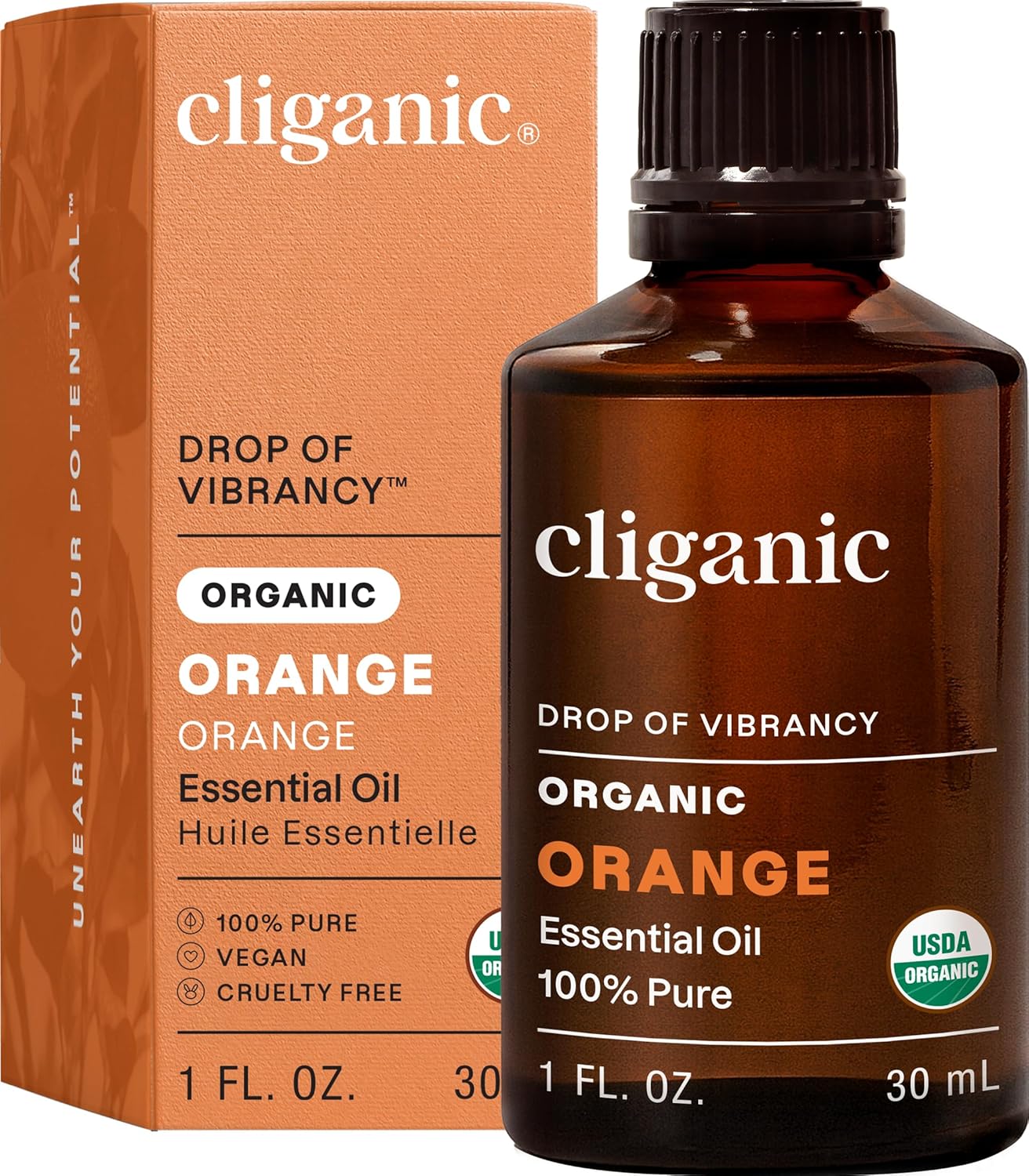 Cliganic Organic Lavender Essential Oil - 100% Pure Aromatherapy Oil | Non-GMO, 15ml