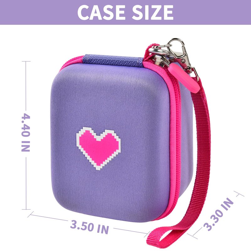 Case for Bitzee Interactive Toy Digital Pet and Case, Toys Hard Carrying Holder for Virtual Electronic Pets React to Touch, Protective Container for AA Batteries and Other Accessories (Box Only)