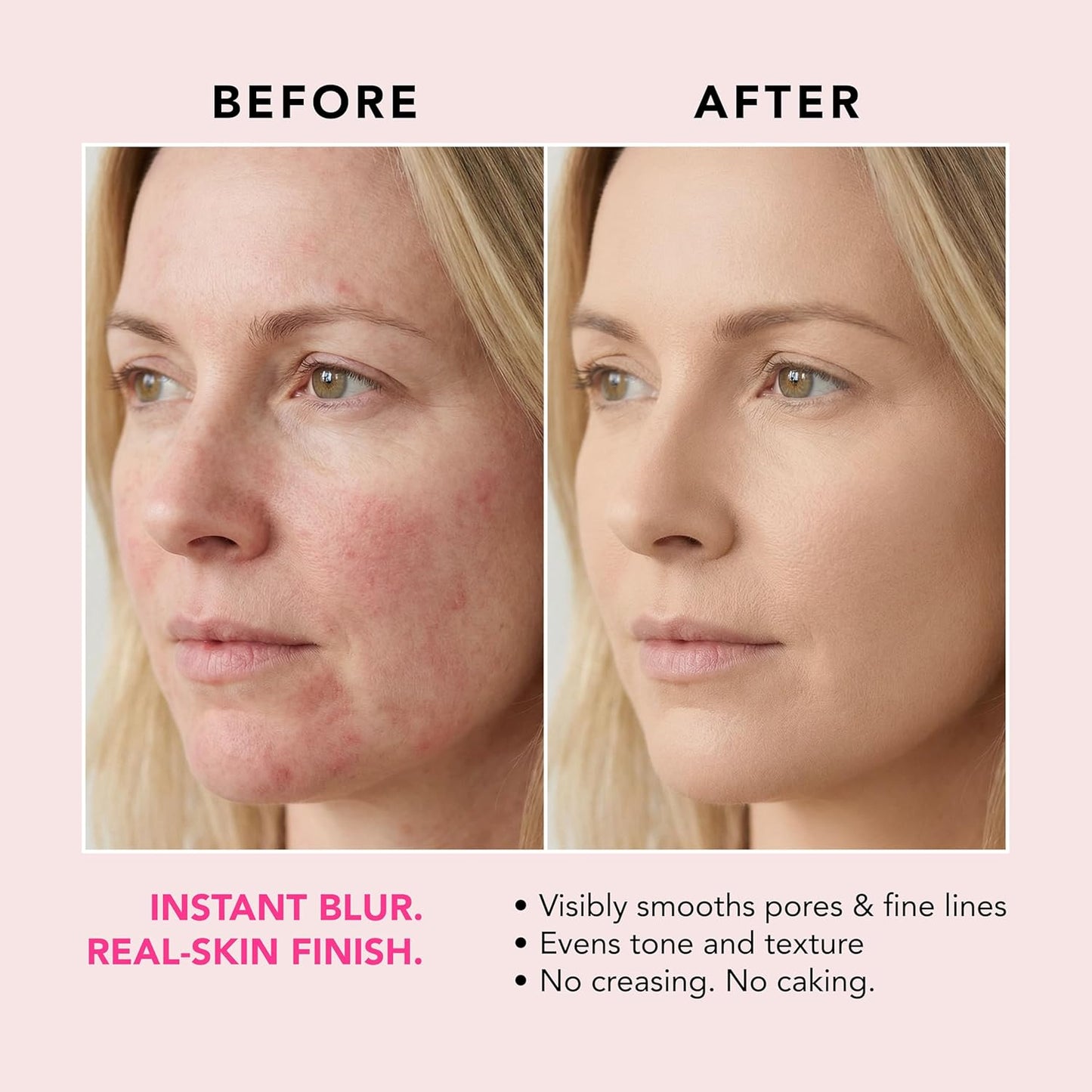 Peptide Blur Stick Foundation - Hydrating Soft-Focus Makeup for Mature Skin | Medium Coverage 0.29 oz - Deep/Rich
