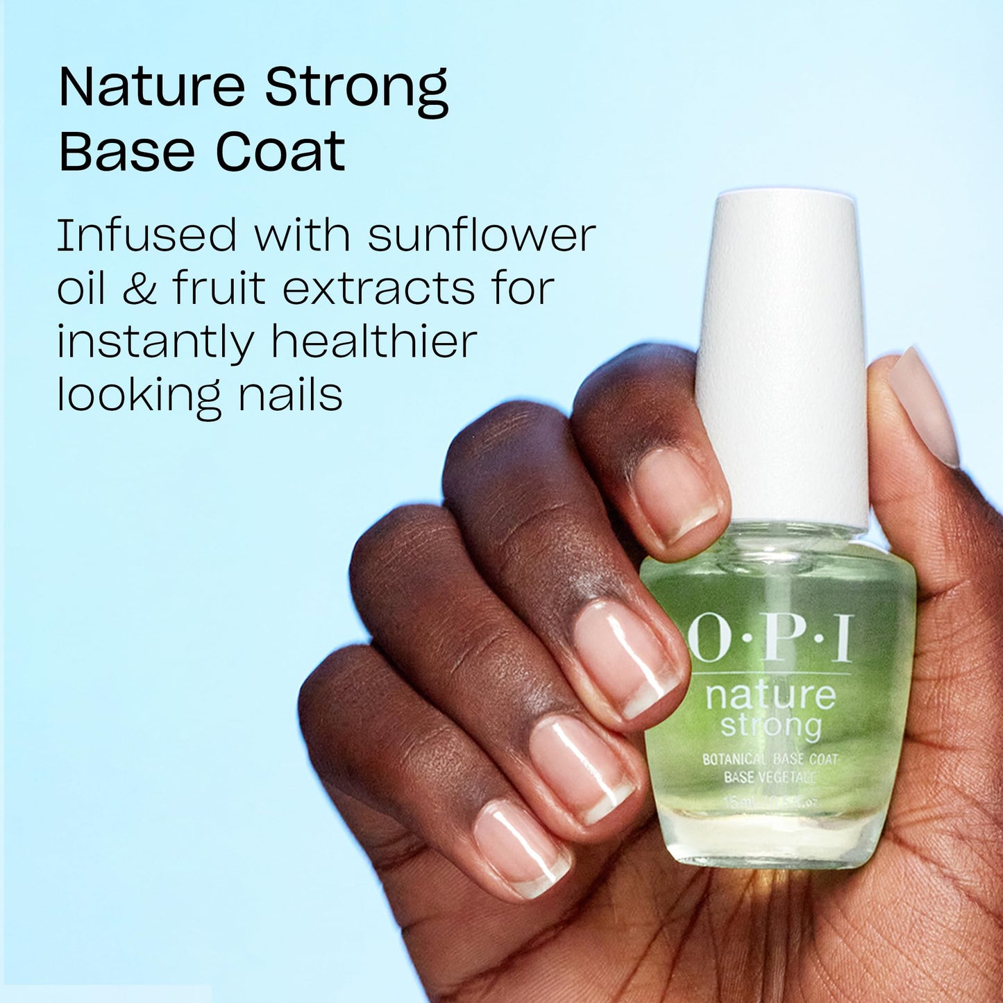 OPI Nature Strong Spring Into Action | Opaque Soft Purple Crème Natural Origin Nail Polish | Plant Based, Vegan, Cruelty Free