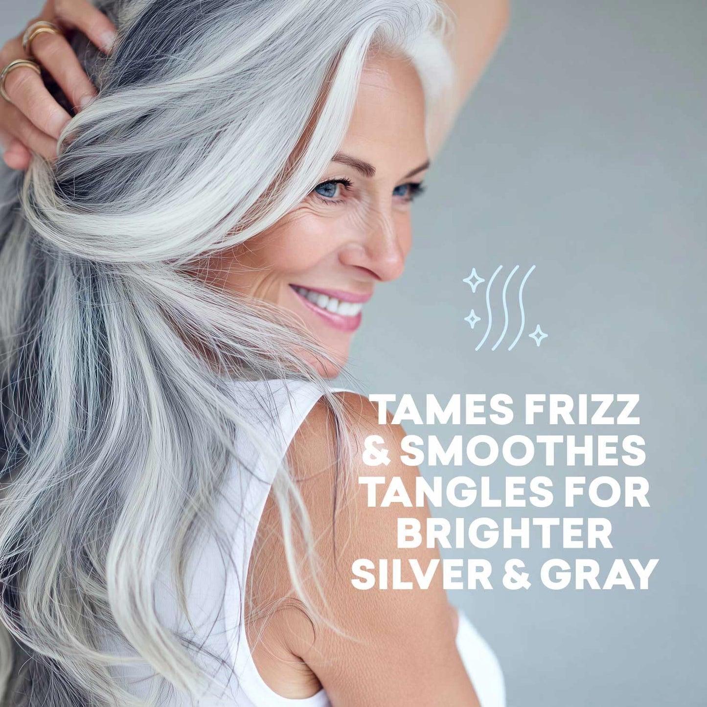 Gray Hair Shampoo and Conditioner Set - Natural Formula for Healthy Gray Hair | 16 oz Each