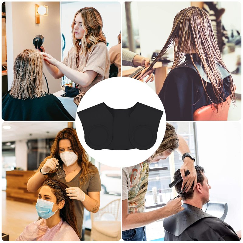 Segbeauty Hair Cutting Collar - Professional Barber Neck Collar for Hairdressing and Stylist - Black
