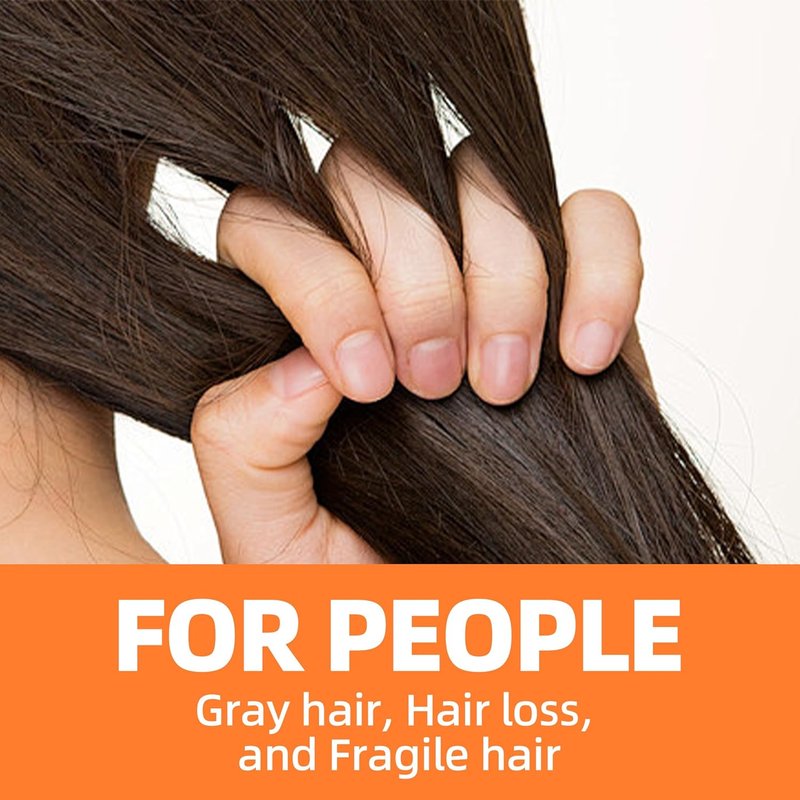 Herbal Gray Hair Reverse Essential Oil - Darkening Conditioner & Growth Serum | Usma Polygonum Multiflorum Blend