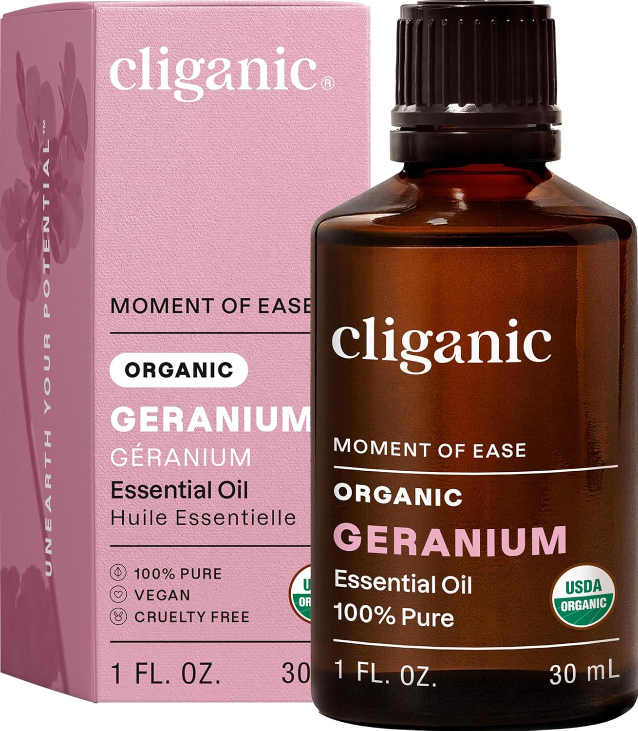 Cliganic Organic Lavender Essential Oil - 100% Pure Aromatherapy Oil | Non-GMO, 15ml
