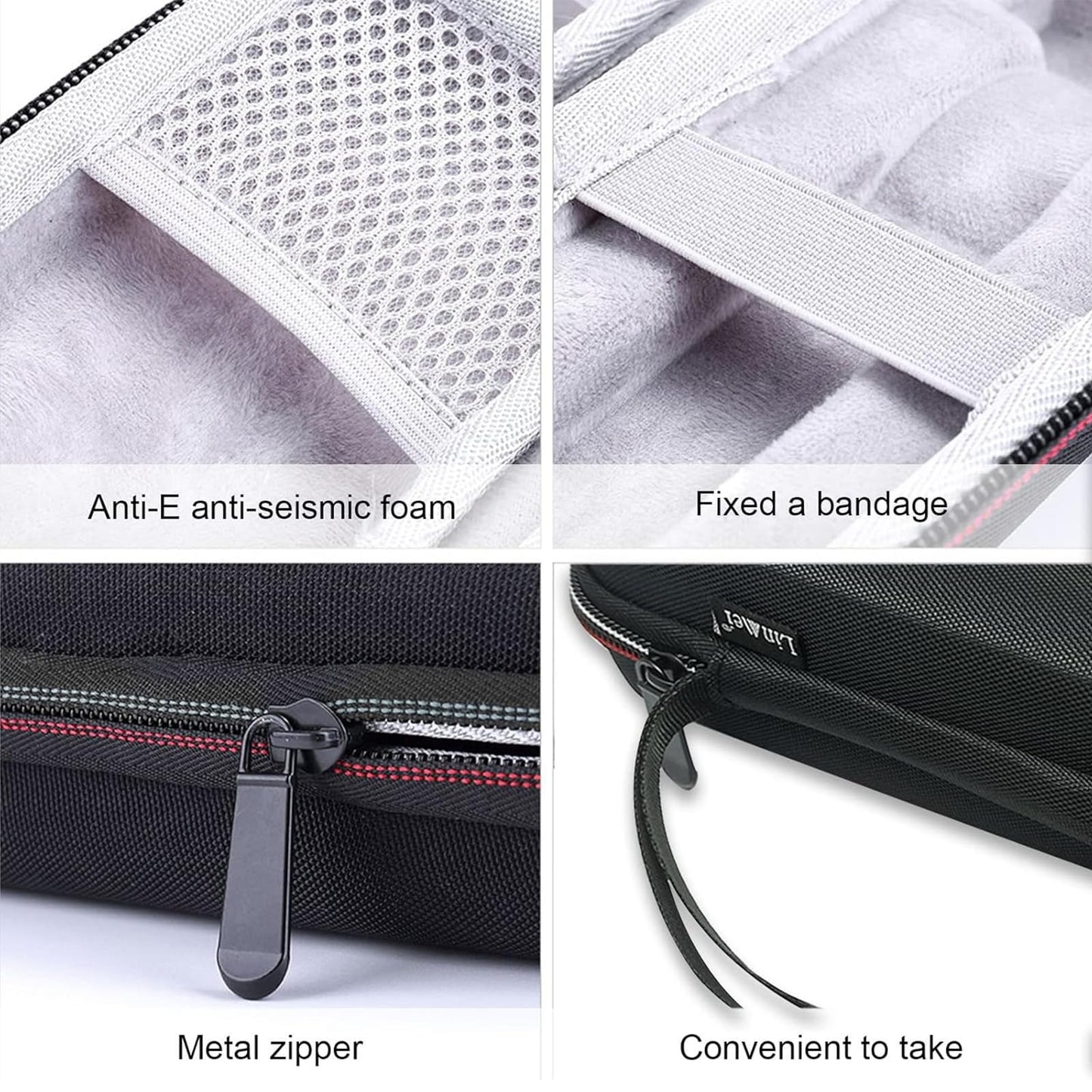 LinMei Hard Travel Case for Electric Trimmer & Shaver Compatible with QP2520, QP2530, QP2620, QP2630 - Waterproof, Durable and Compact Organizer