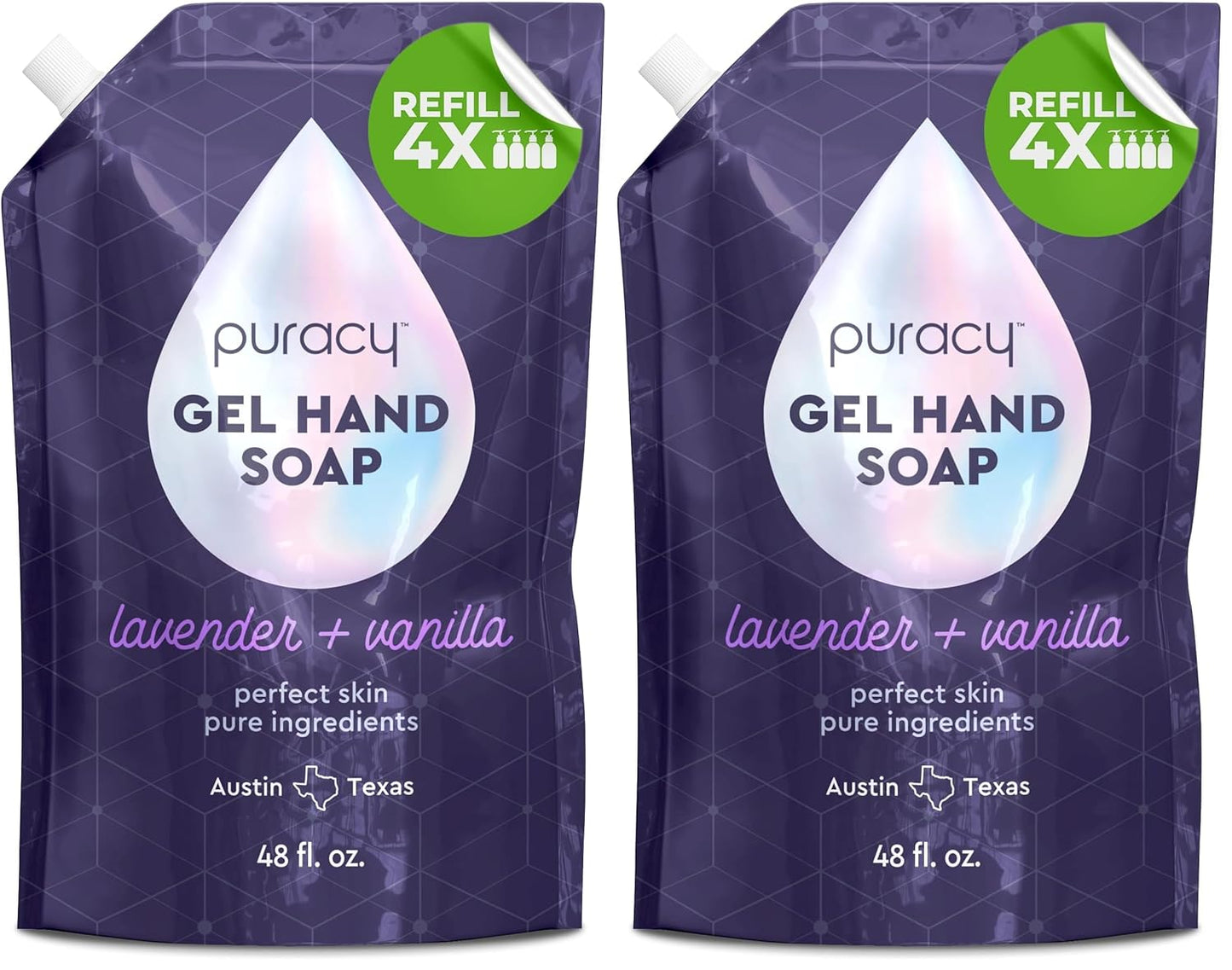 Puracy Organic Hand Soap - Moisturizing Natural Gel for Soft Skin | Cucumber & Mint, 12 fl. oz.