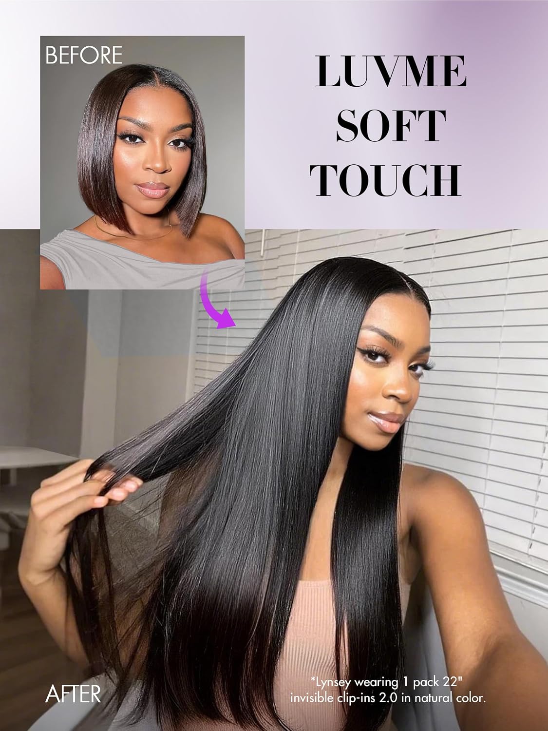 Invisible Yaki Straight Clip-In Hair Extensions - Real Human Hair, 18 Inch, 220g, 12 Pcs for Daily & Special Occasions