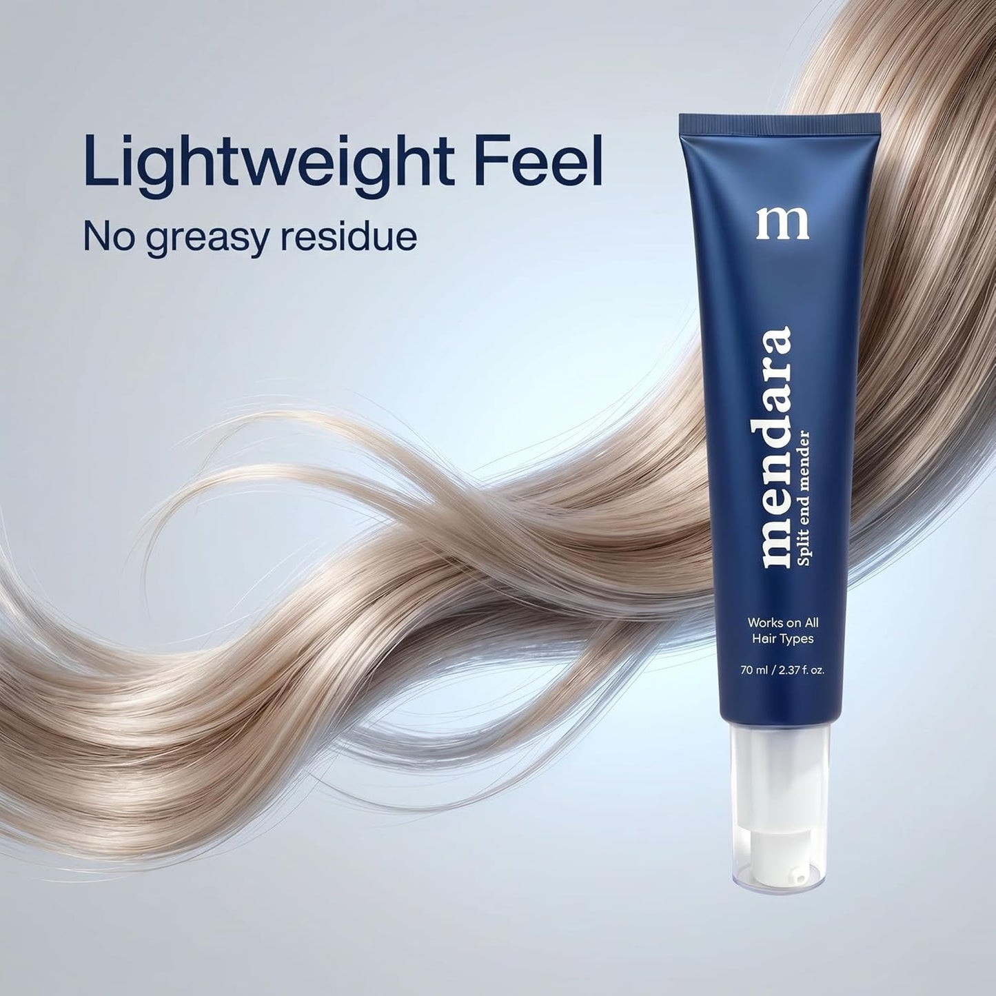 Split End Mender Hair Serum - Leave-In Treatment for Frizz Control & Repair | Lightweight Non-Greasy, 70ml