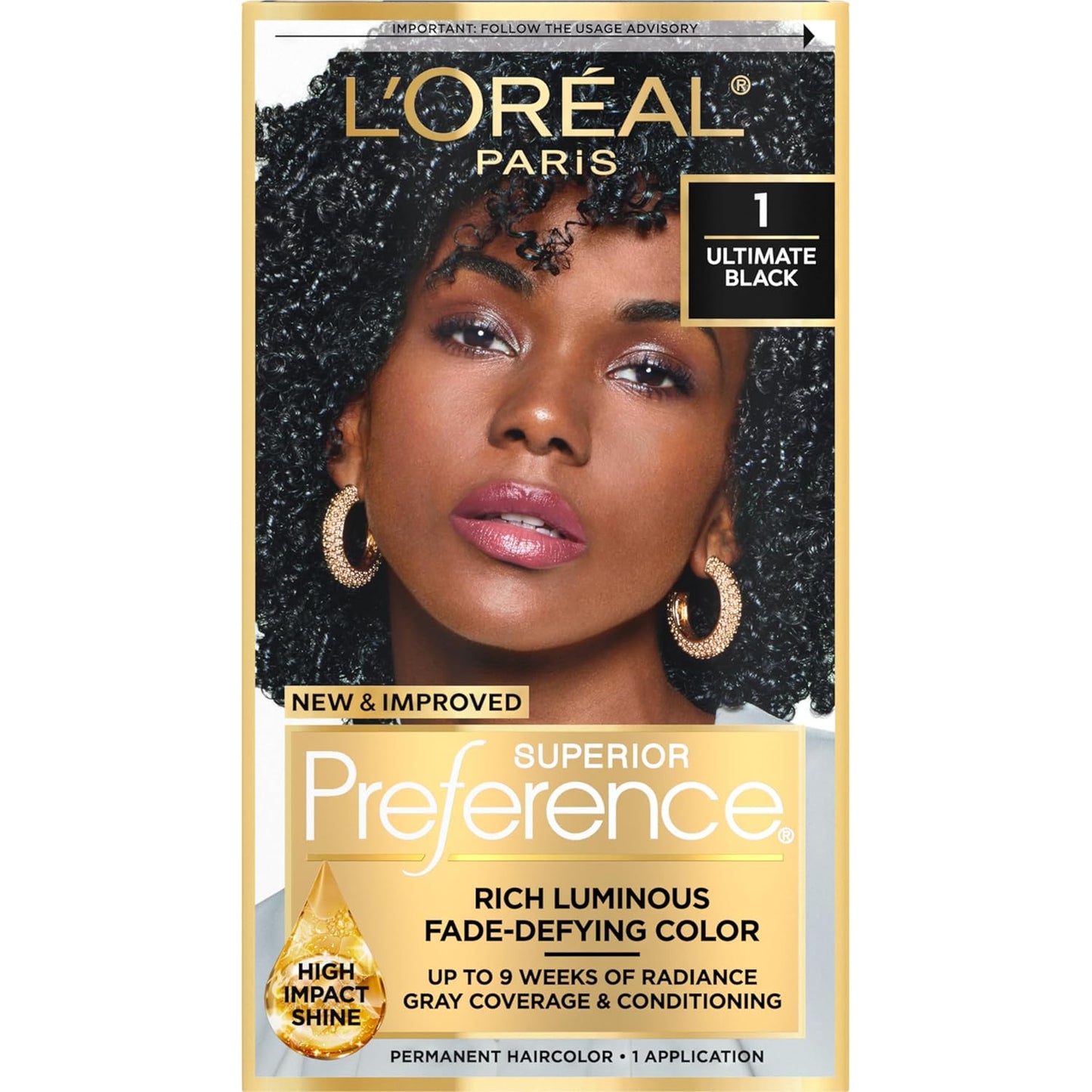 L'Oreal Paris Hair Color - Superior Preference Dark Ash Blonde 7A | Fade-Defying Permanent Dye for 9 Weeks of Radiance
