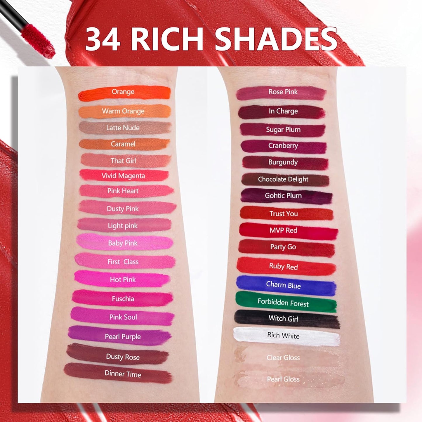 Burgundy Red Lipstick for Women - Long Lasting, No Smudge Matte Liquid | Transferproof & Cruelty-Free
