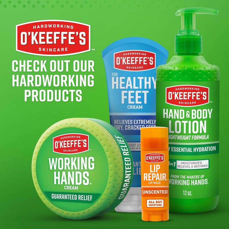 O'Keeffe's Hand Cream for Extreme Dryness - Repairing Formula for Cracked Hands | 3.4 oz Jar