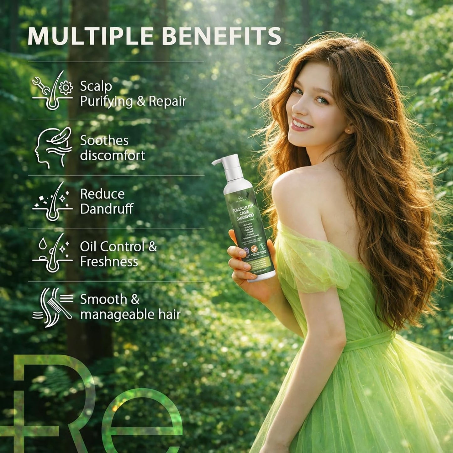 Folliculitis Treatment Shampoo - Anti-Fungal Scalp Cleanser for Seborrheic Dermatitis & Psoriasis | Sulfate-Free, Itchy Scalp Relief