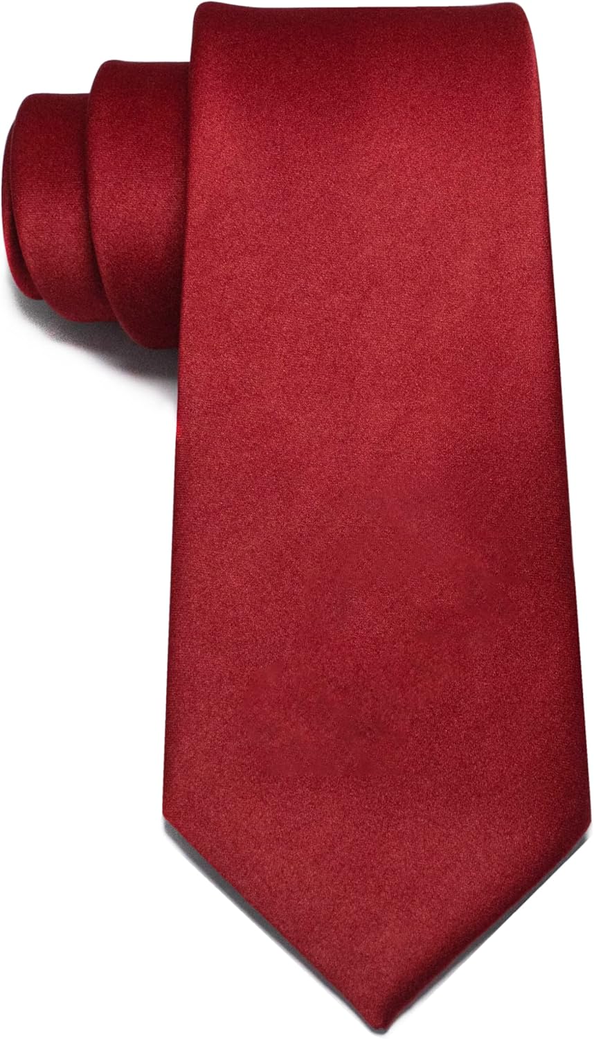Solid Color Tie for Men - Business & Wedding Necktie | Elegant Design