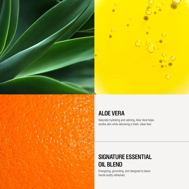 Grown Alchemist Invigorate Hand Wash - Aloe & Sweet Orange Liquid Soap | 300mL Moisturizing Gel Cleanser