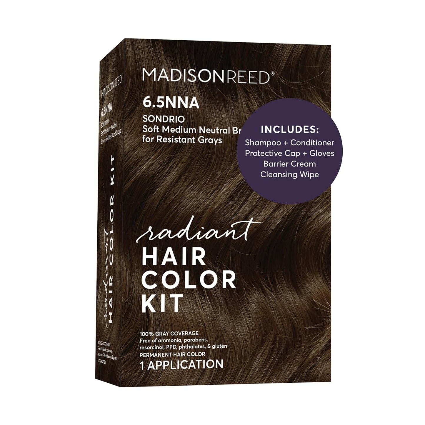 Madison Reed Radiant Hair Color Kit - 5RV Dark Garnet Red | Vivid Permanent Dye for Bold Color & Maximum Shine