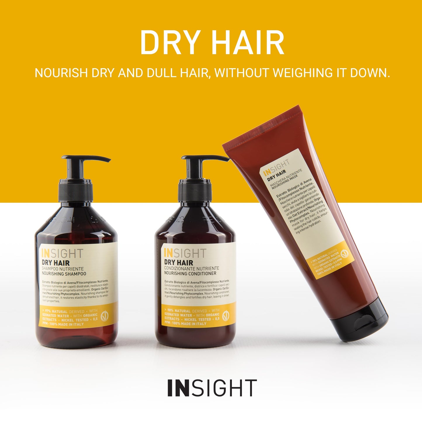 DRY HAIR NOURISHING SHAMPOO 900 ML.