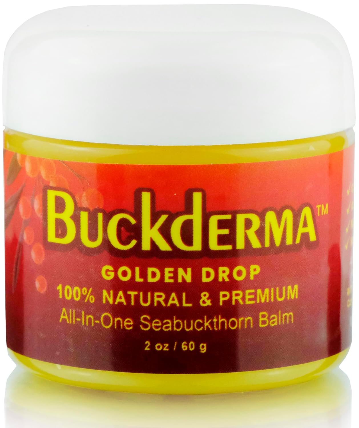 Seabuckthorn Balm - All-In-One Essential Oil Facial Moisturizer & Makeup Remover | 2 Ounce