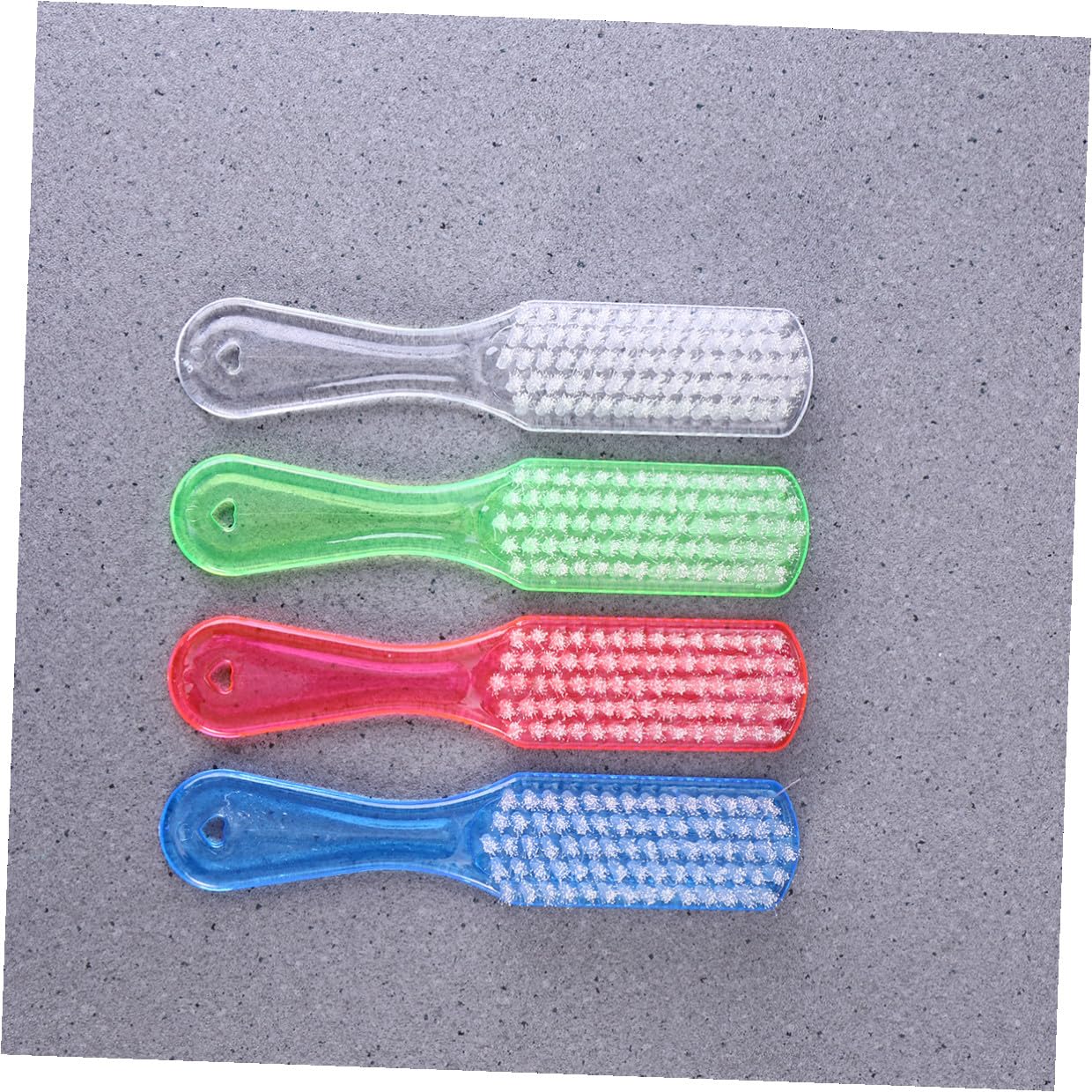 Scrubbing Brush for Cleaning 4Pcs Soft Bristle Laundry Brush Multi-Purpose Household Cleaning Tool for Clothes Shoes and Hair Wash Efficient Dirt Removal Random Color
