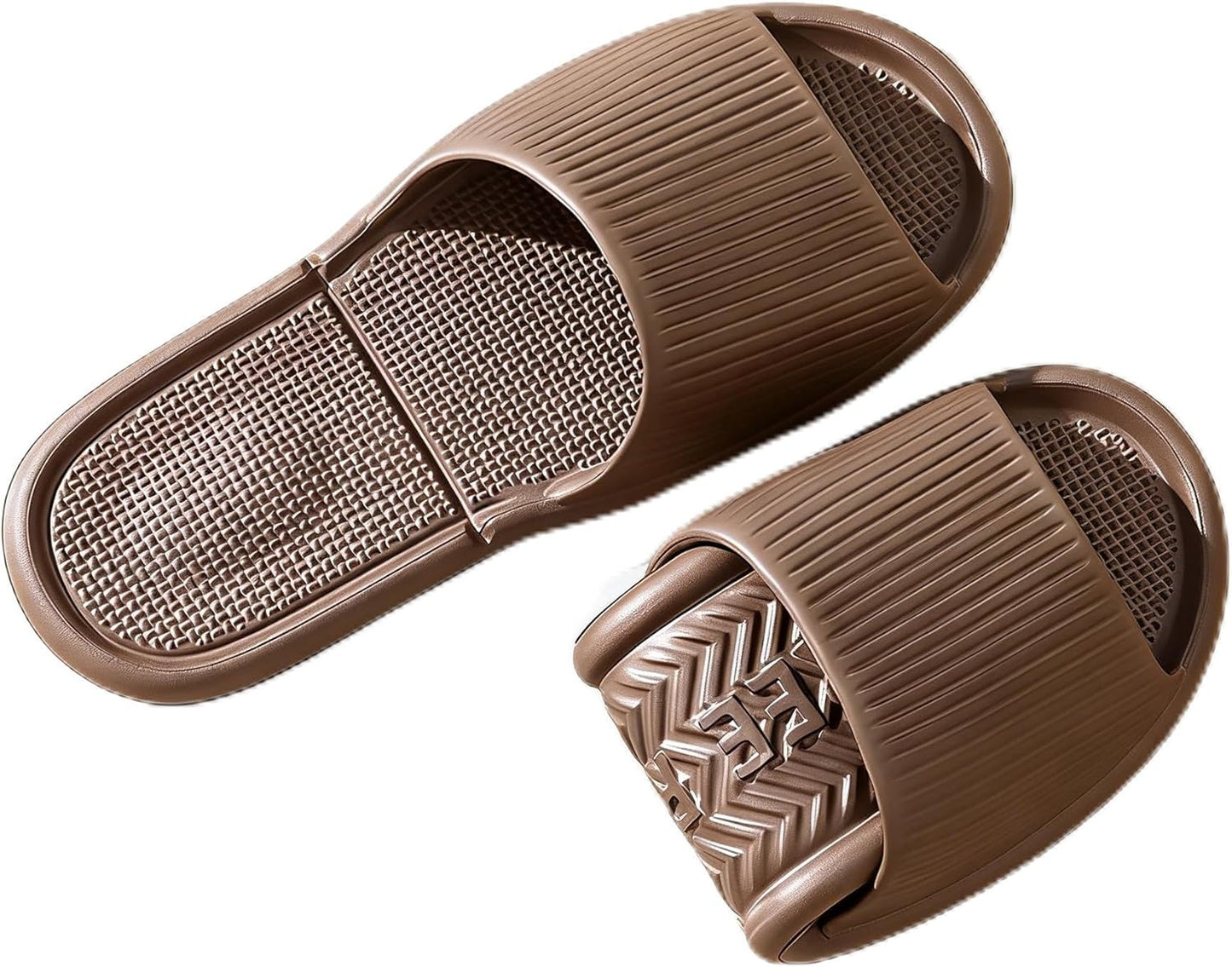 Foldable Shower Shoes - Non-Slip Portable Slippers for Travel | Lightweight EVA Quick-Dry Bathroom Slides