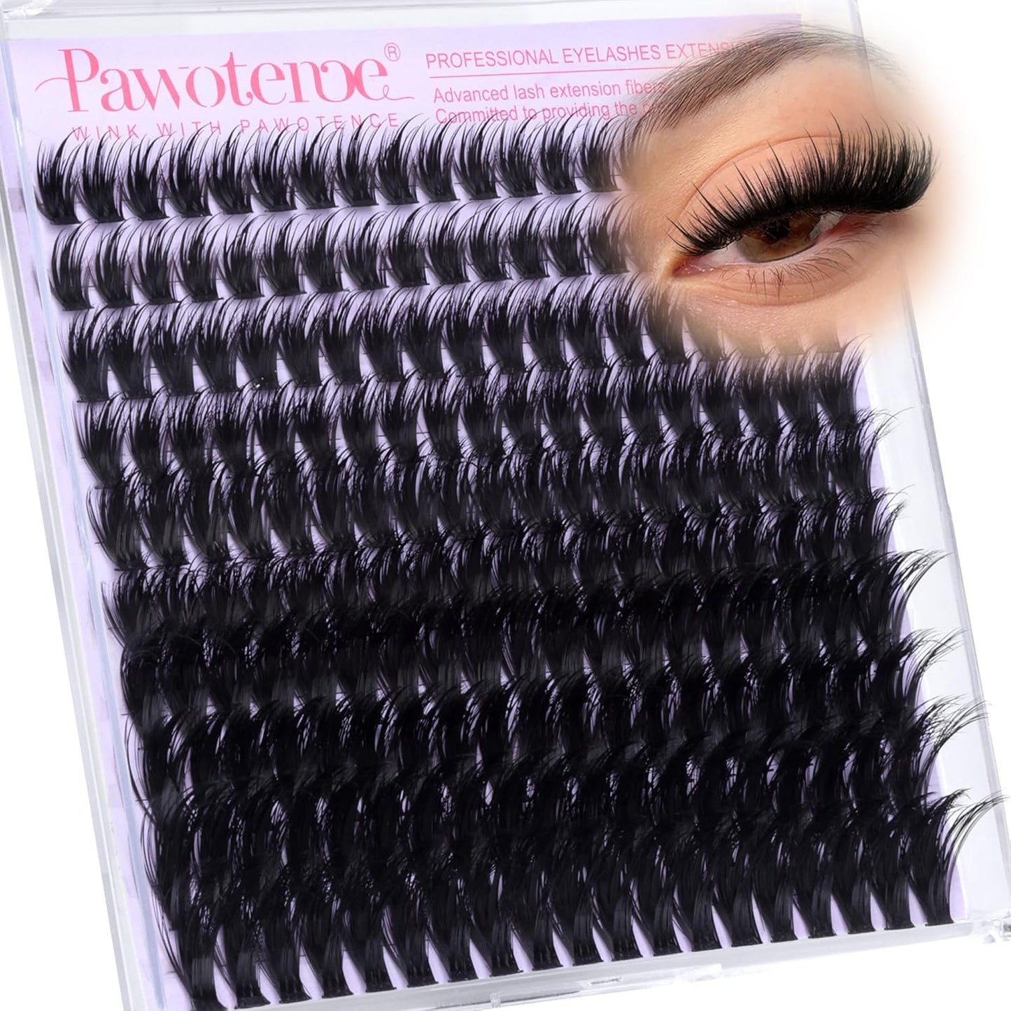 Manga Lash Clusters - 10-18mm Individual Eyelash Extensions | 144pcs Anime False Lashes for DIY Application