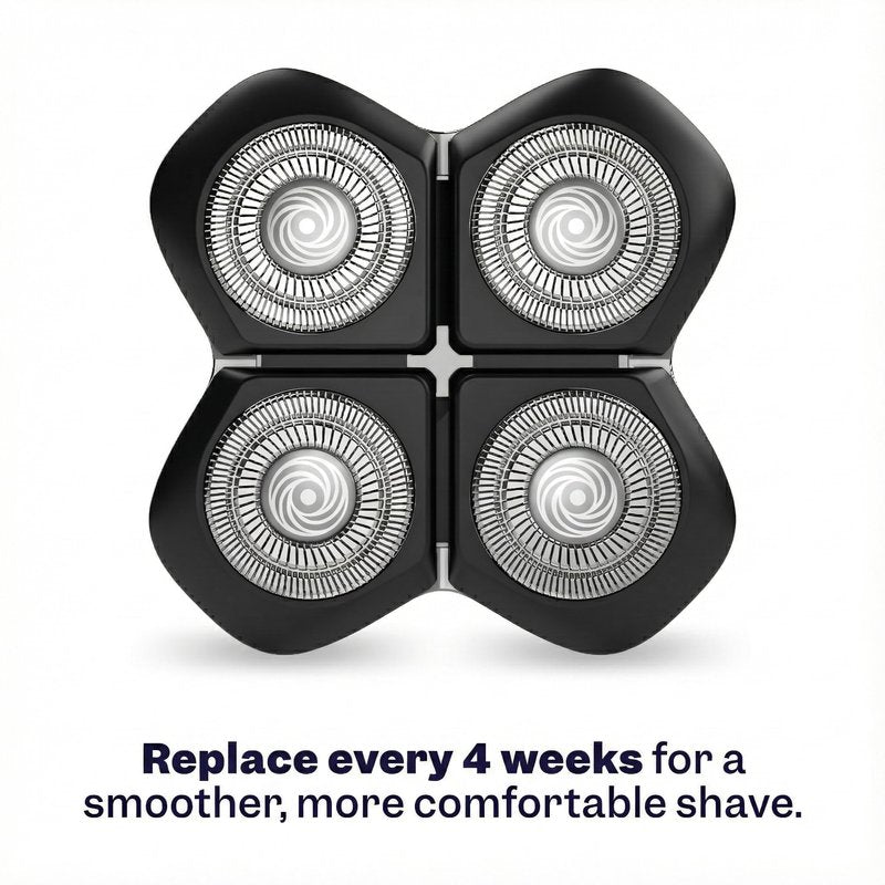 Freebird Electric Head & Body Hair Shaver - Mens Cordless Waterproof Razor with Rotary Blades (FlexSeries Pro, Shaver Kit)