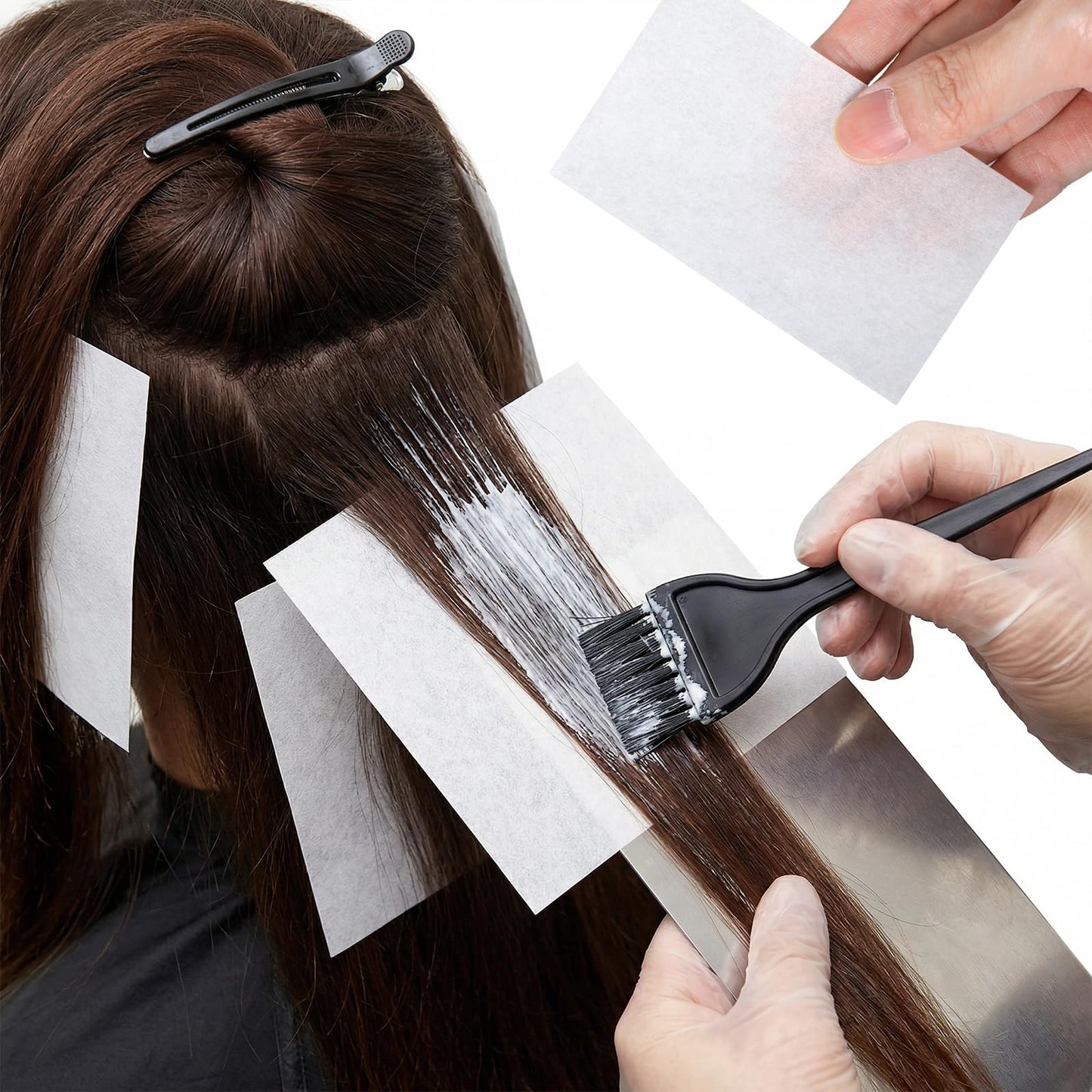 Mabor 480Pcs Perm Papers for Hair, Heat-Resistant End Tissue for Hair Perm, Disposable Curling Paper for Salon Shop