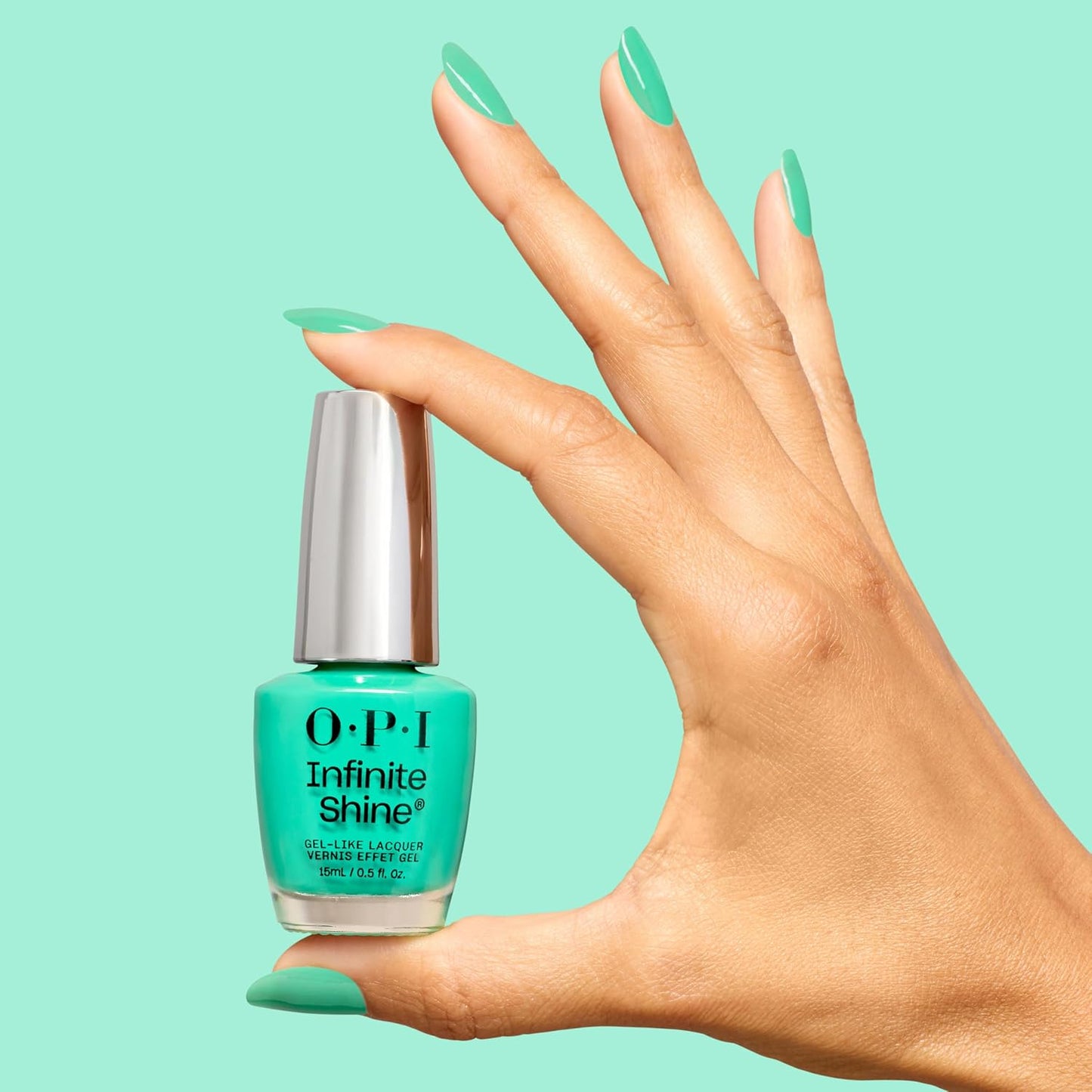 OPI Infinite Shine Nail Polish - Long Lasting Gel-Like Wear & Shine | Trip to the Brite Side, Opaque Crème Shade