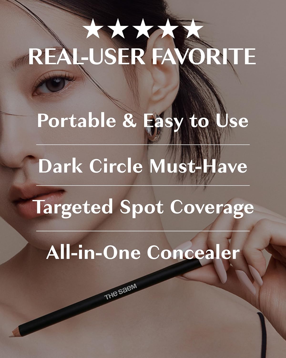 Cover Perfection Ideal Concealer Pencil - Slim Multi-Use Makeup Stick for Blemishes & Dark Circles | 0.04oz - 0.5 Ice Beige for Neutral Light Skin Tones