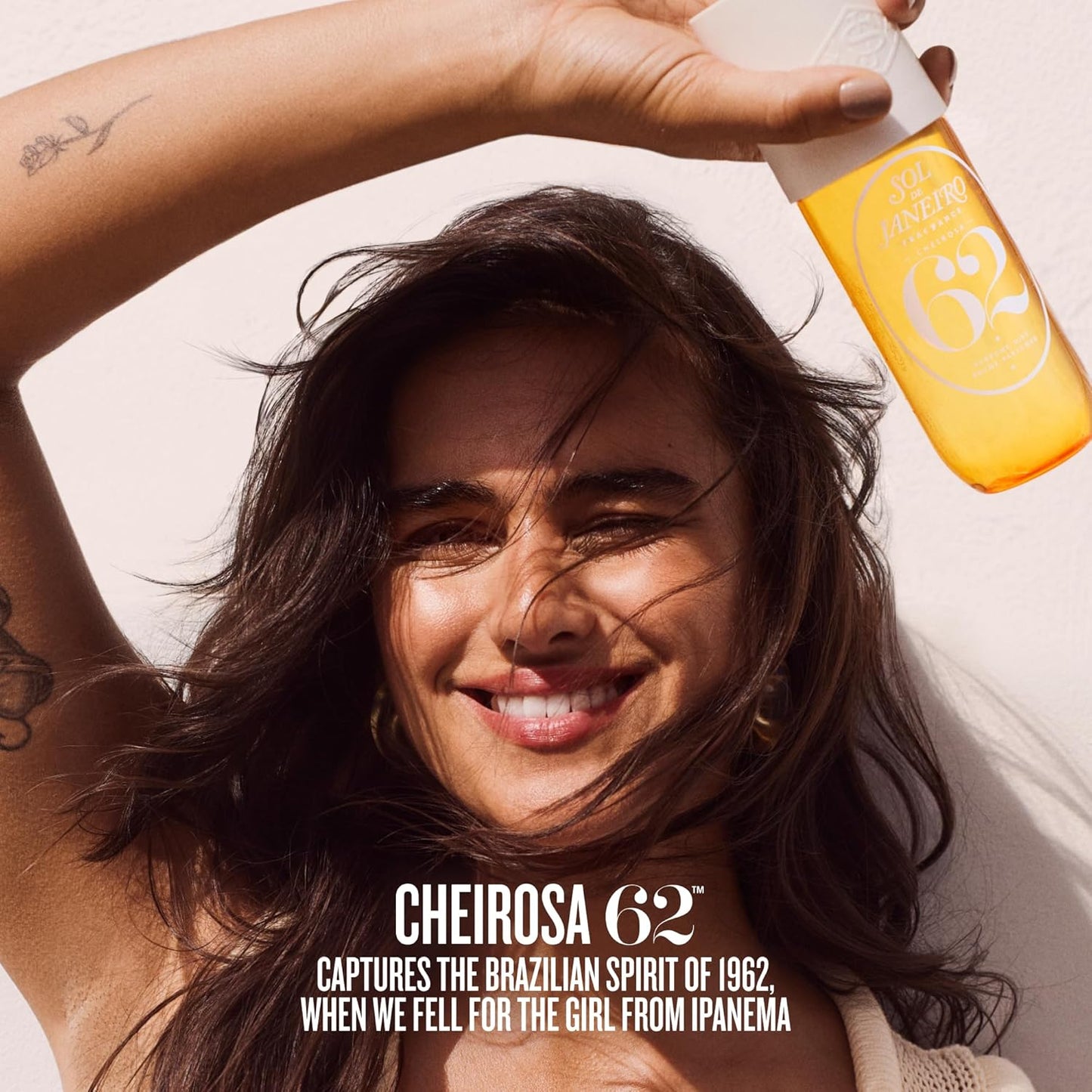 Brazilian Crush Cheirosa '62 Hair & Body Fragrance Mist - 240mL/8 fl oz | Exotic Scent & Long-Lasting Freshness