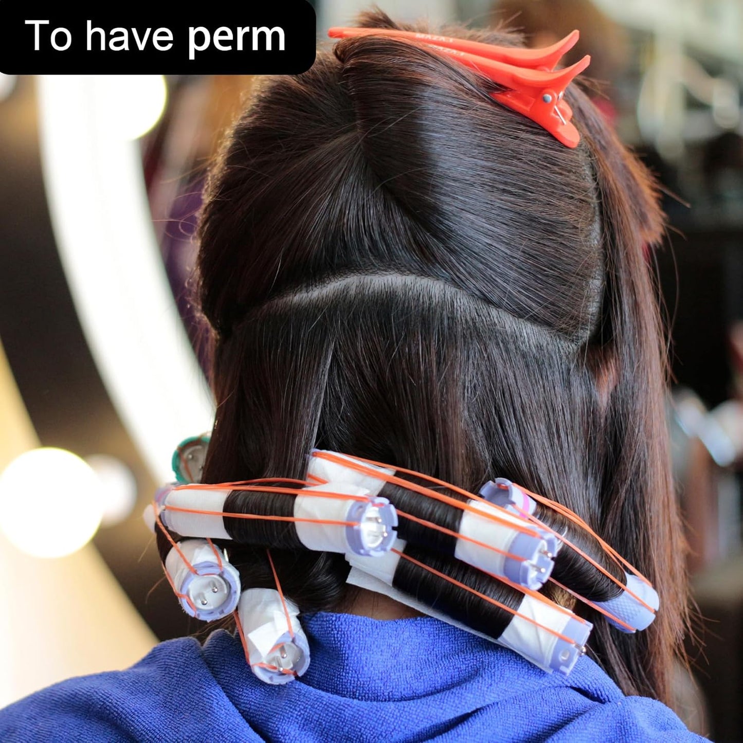 Perm Paper for Hair | 100PCS High-Temperature Resistant Disposable Wraps - White, 2 Sizes for Professional & Home Use